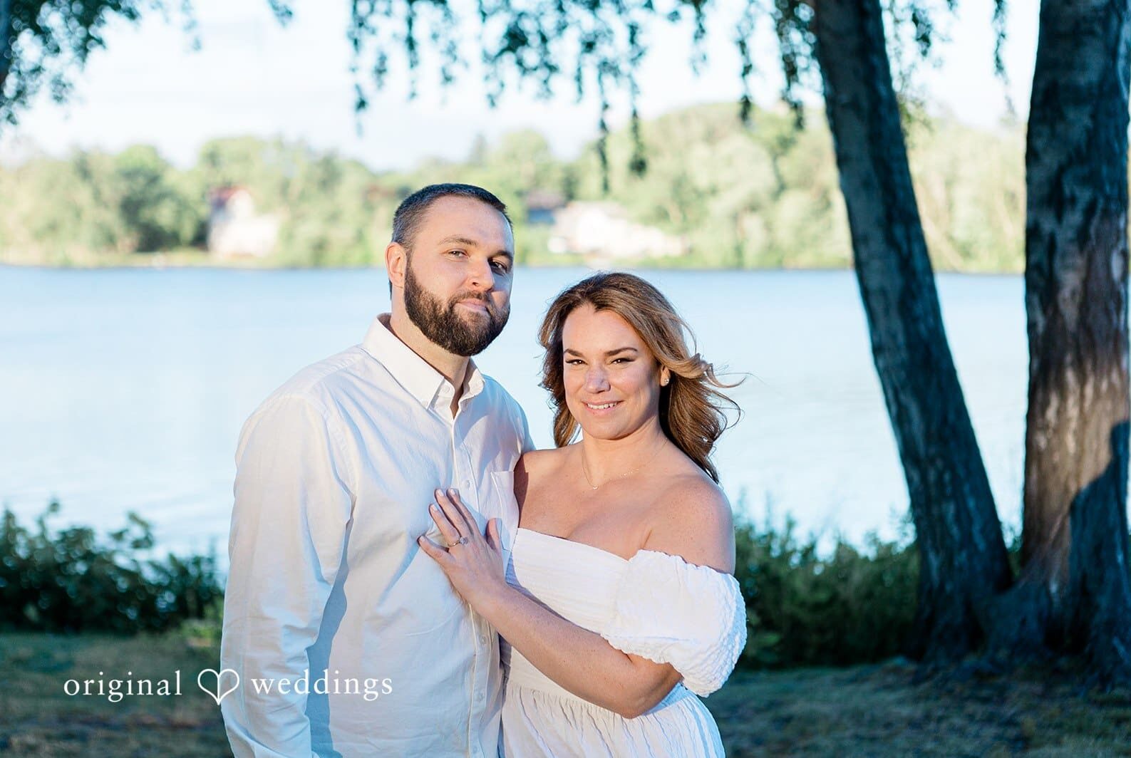 Lake Quannapowitt Engagement // Justina & Bryan -
