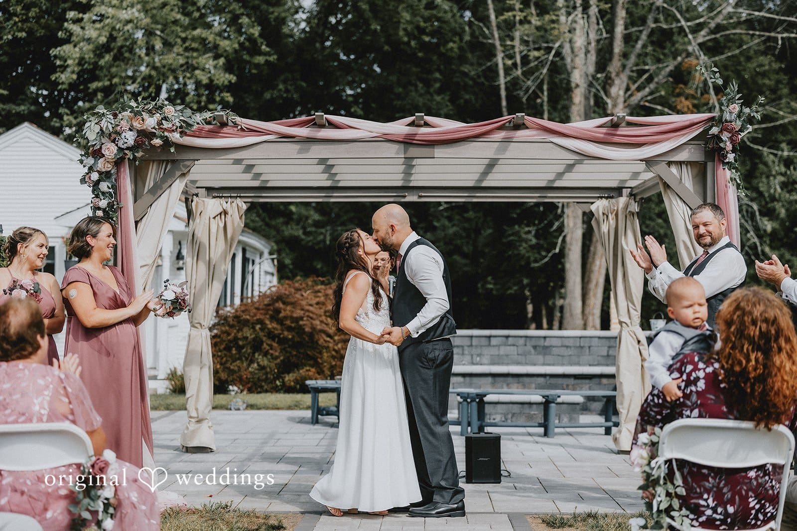 Massachusetts Backyard Wedding // Sara & Raymond -