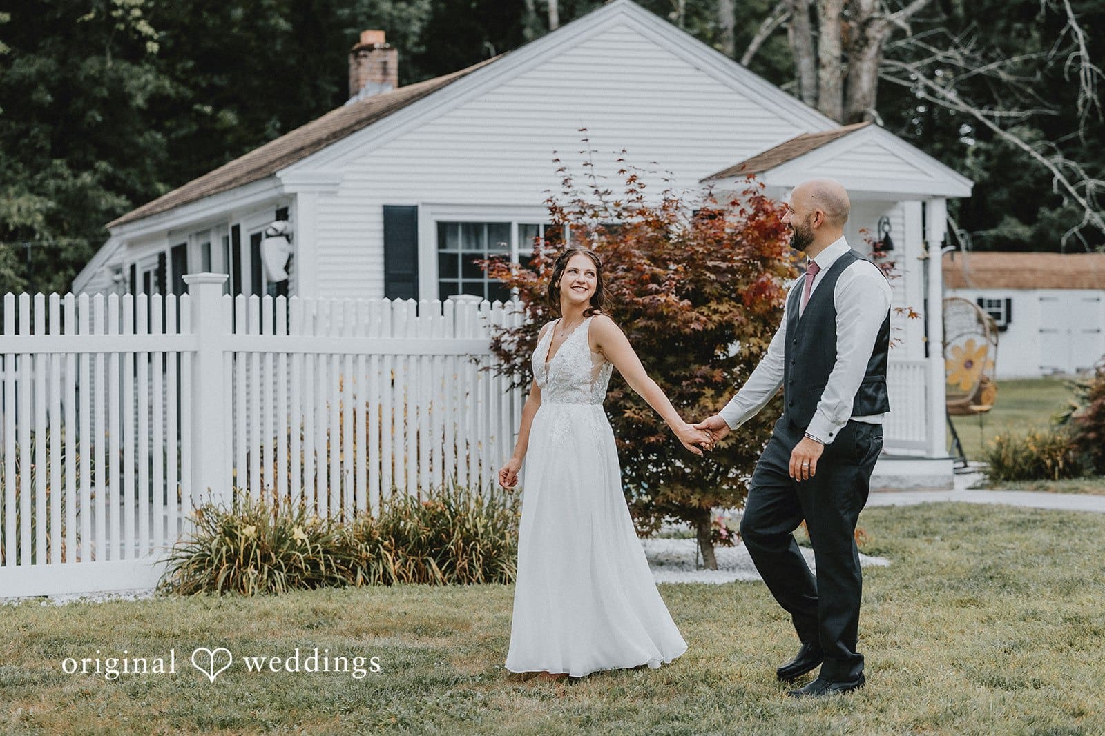 Massachusetts Backyard Wedding // Sara & Raymond -