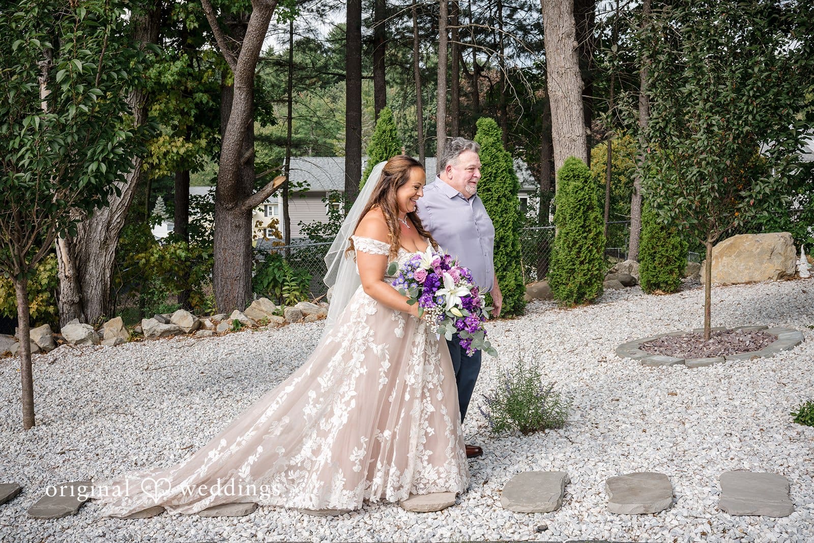 Massachusetts Backyard Wedding // Lorraine & David -