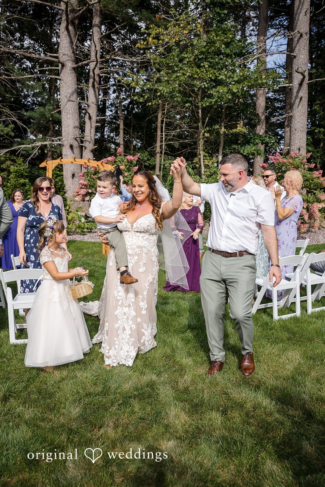 Massachusetts Backyard Wedding // Lorraine & David -