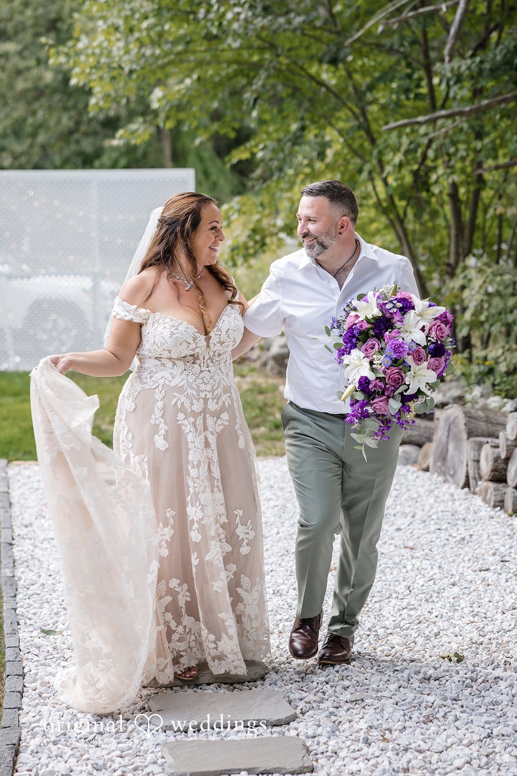 Massachusetts Backyard Wedding // Lorraine & David -