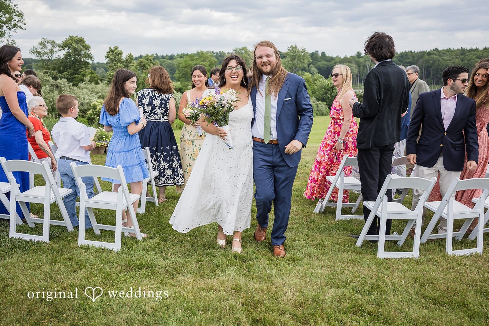 Massachusetts Backyard Wedding // Andrea & Matt -