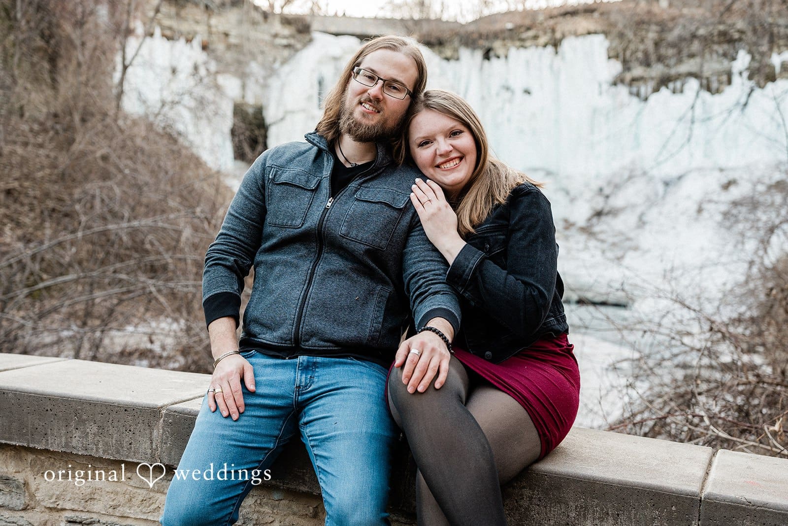 Minnehaha Falls Engagement // Courtney & Ross -