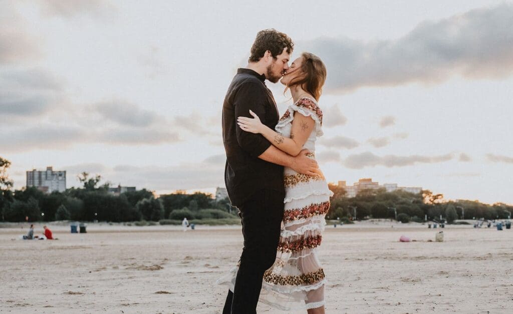 Montrose Harbor Engagement // Megan & Alex -