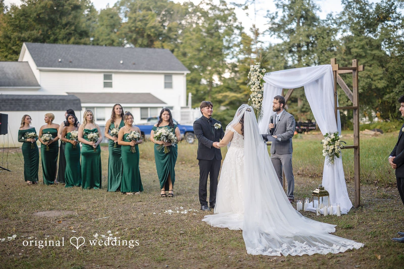 New York Backyard Wedding // Jenifer & Josue -