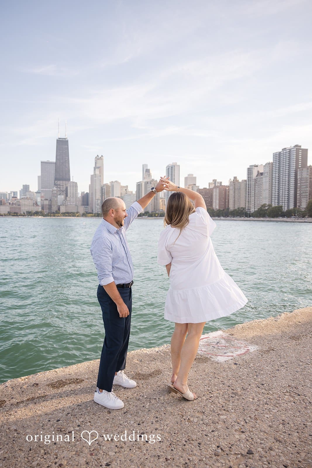 North Ave Beach Engagement // Meaghan & Jordan -