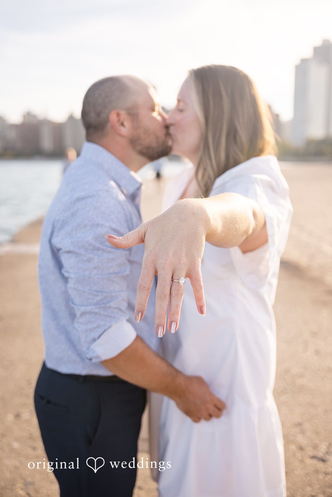 North Ave Beach Engagement // Meaghan & Jordan -