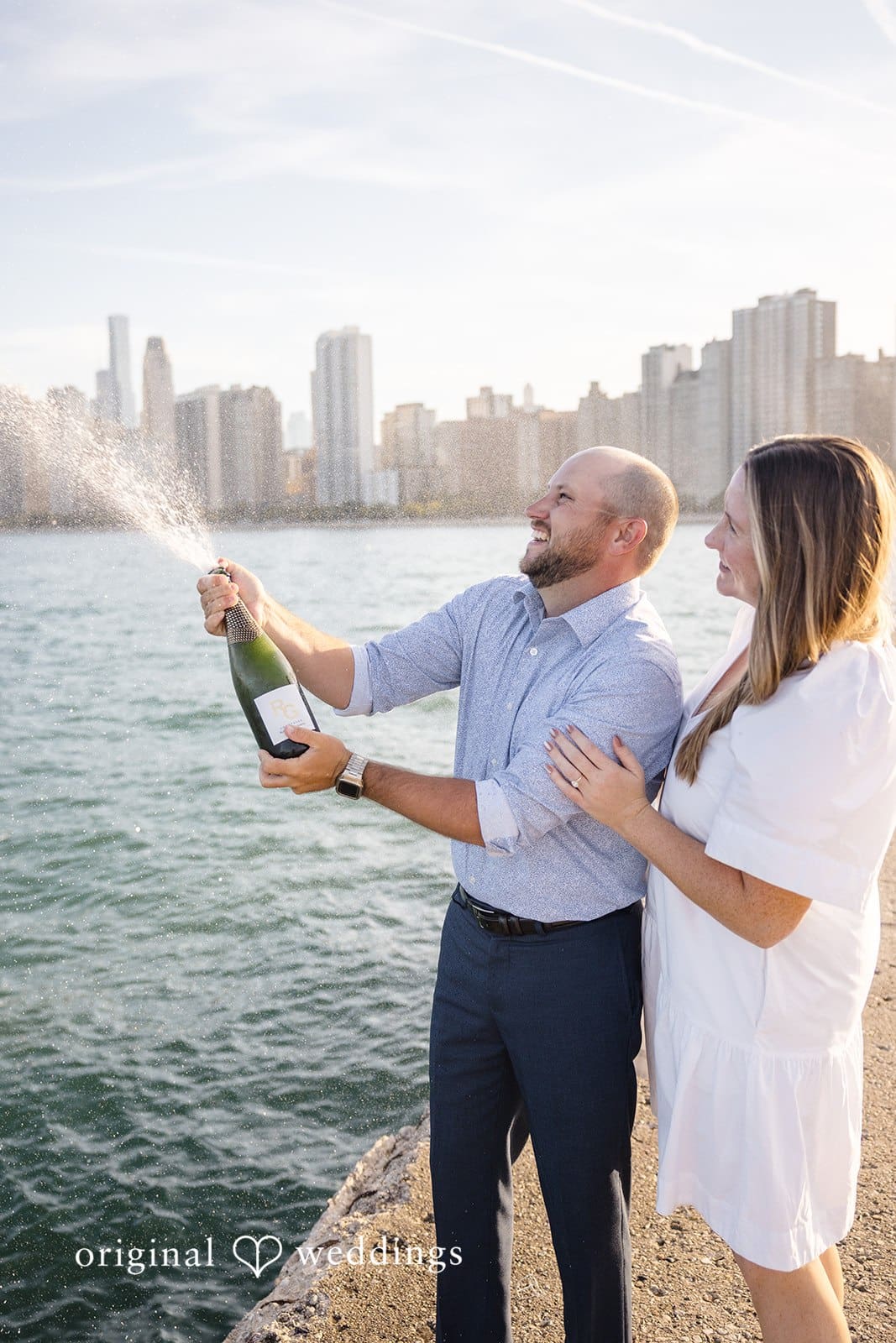 North Ave Beach Engagement // Meaghan & Jordan -