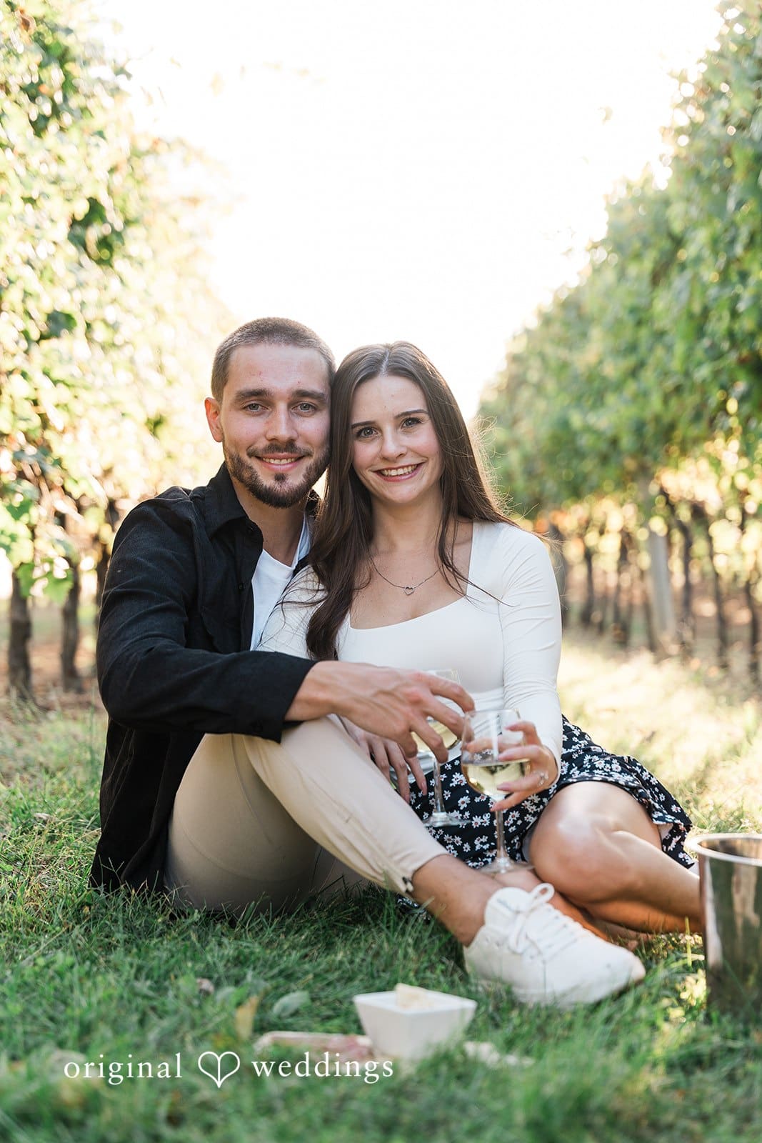 Penns Woods Winery Engagement // Jenna & Jake -