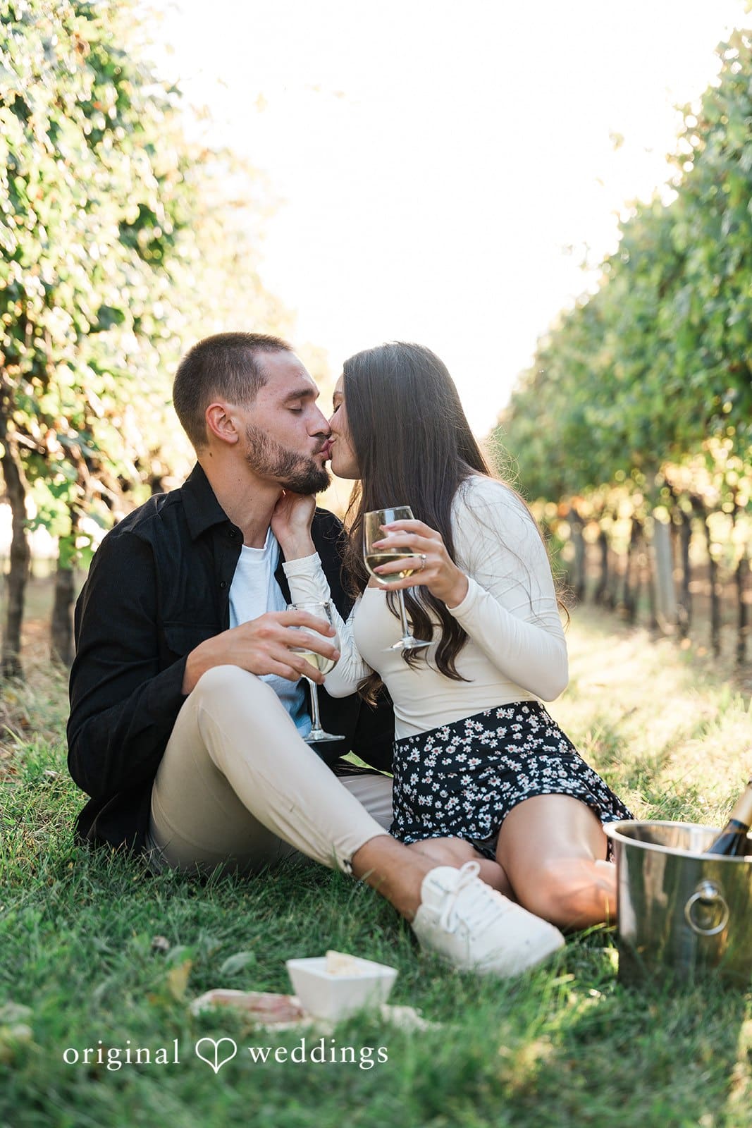 Penns Woods Winery Engagement // Jenna & Jake -