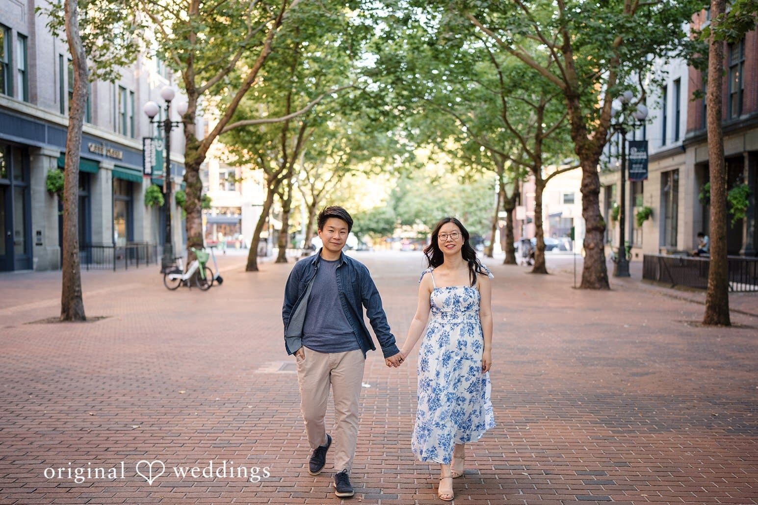 Pioneer Square Engagement // Lucy & Edward -