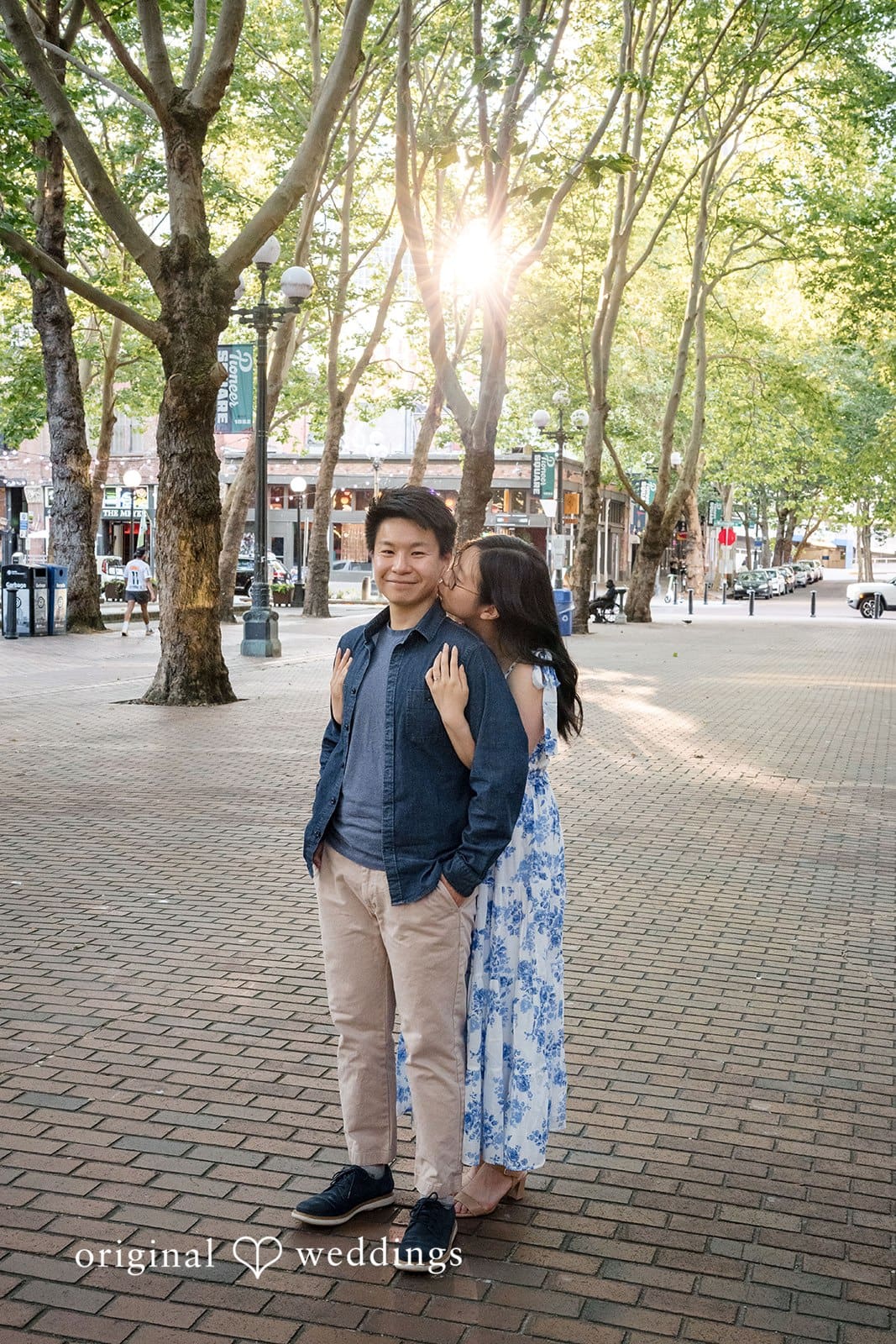 Pioneer Square Engagement // Lucy & Edward -