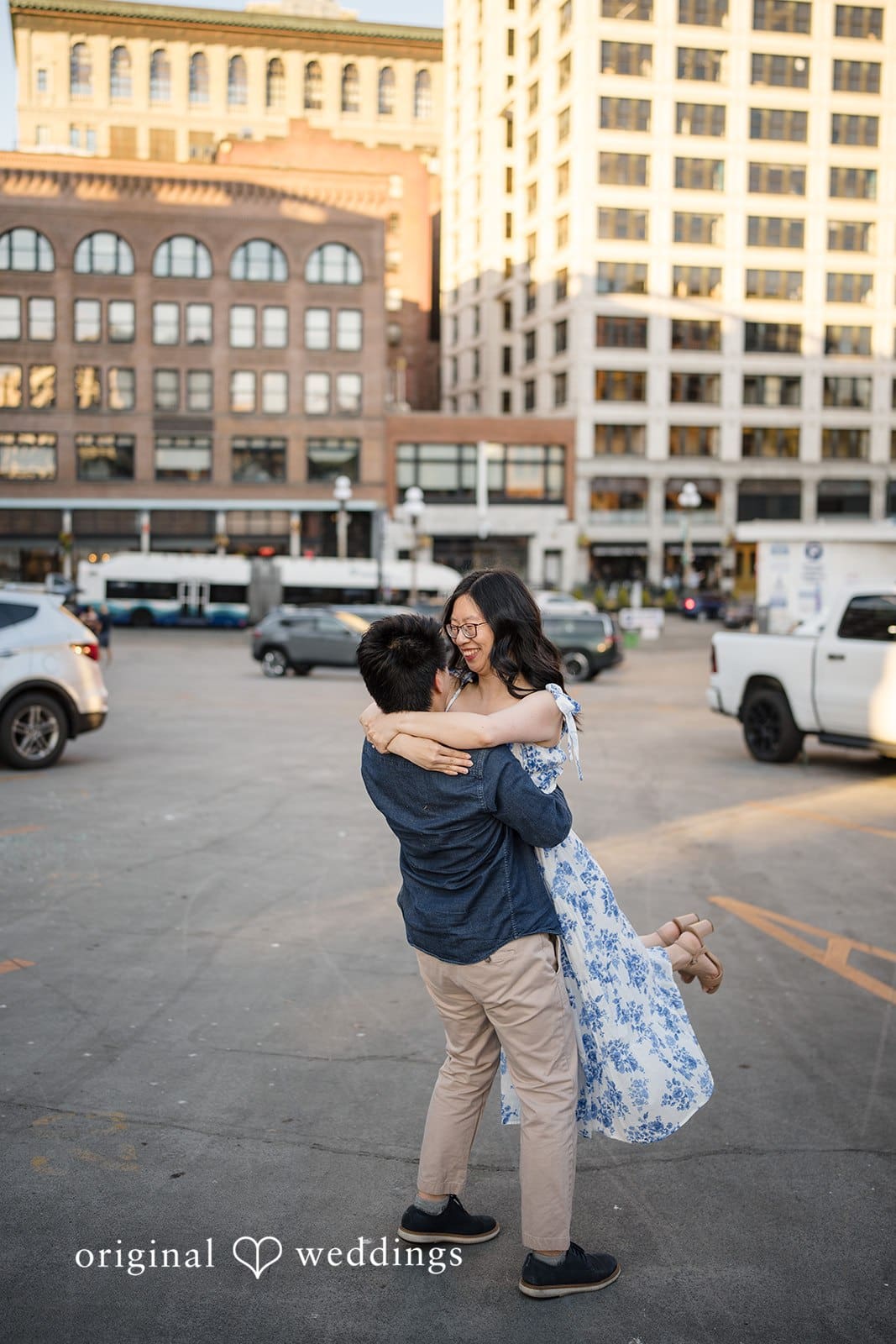 Pioneer Square Engagement // Lucy & Edward -