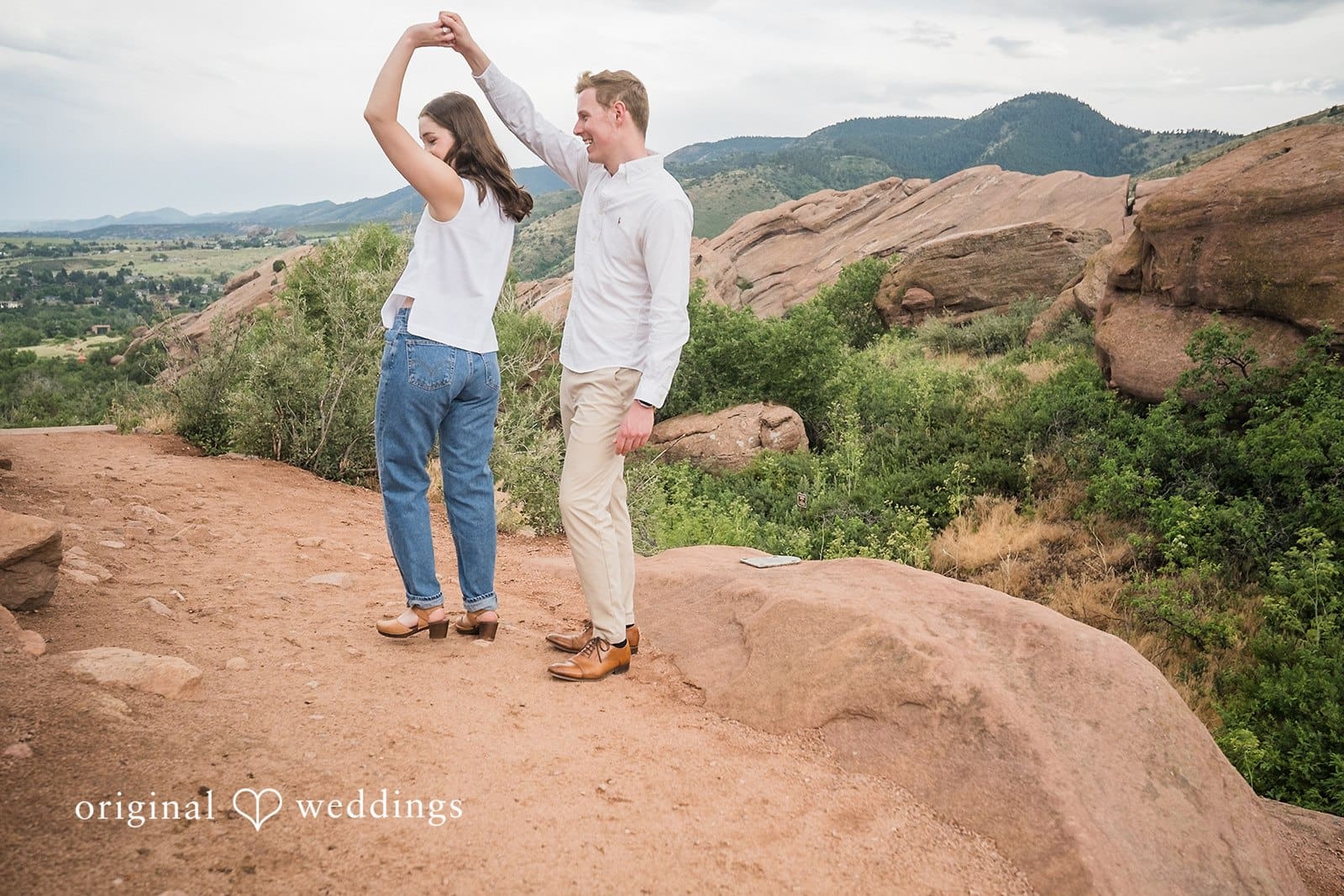 Red Rocks Amphitheater Engagement // Maria & Nathan -
