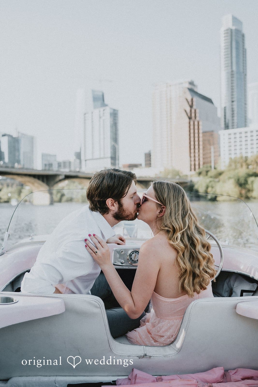 Retro Boats ATX Engagement // Beth & Jared -