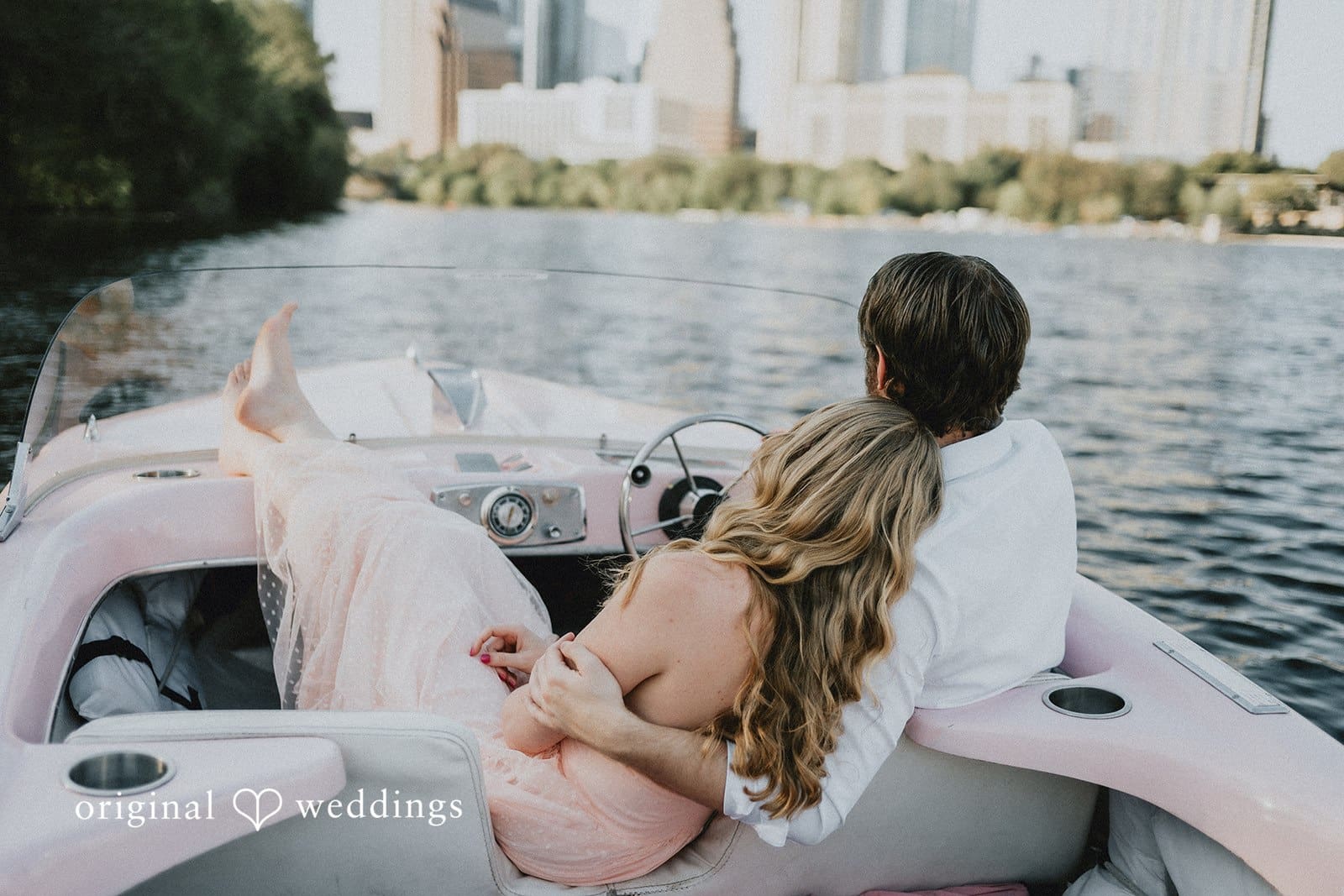 Retro Boats ATX Engagement // Beth & Jared -