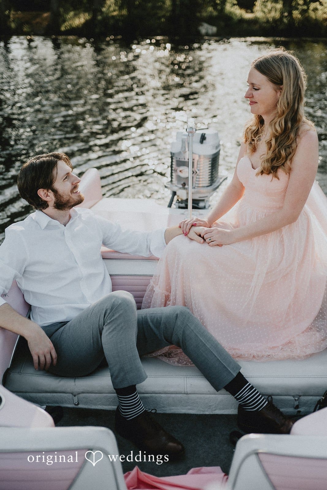 Retro Boats ATX Engagement // Beth & Jared -