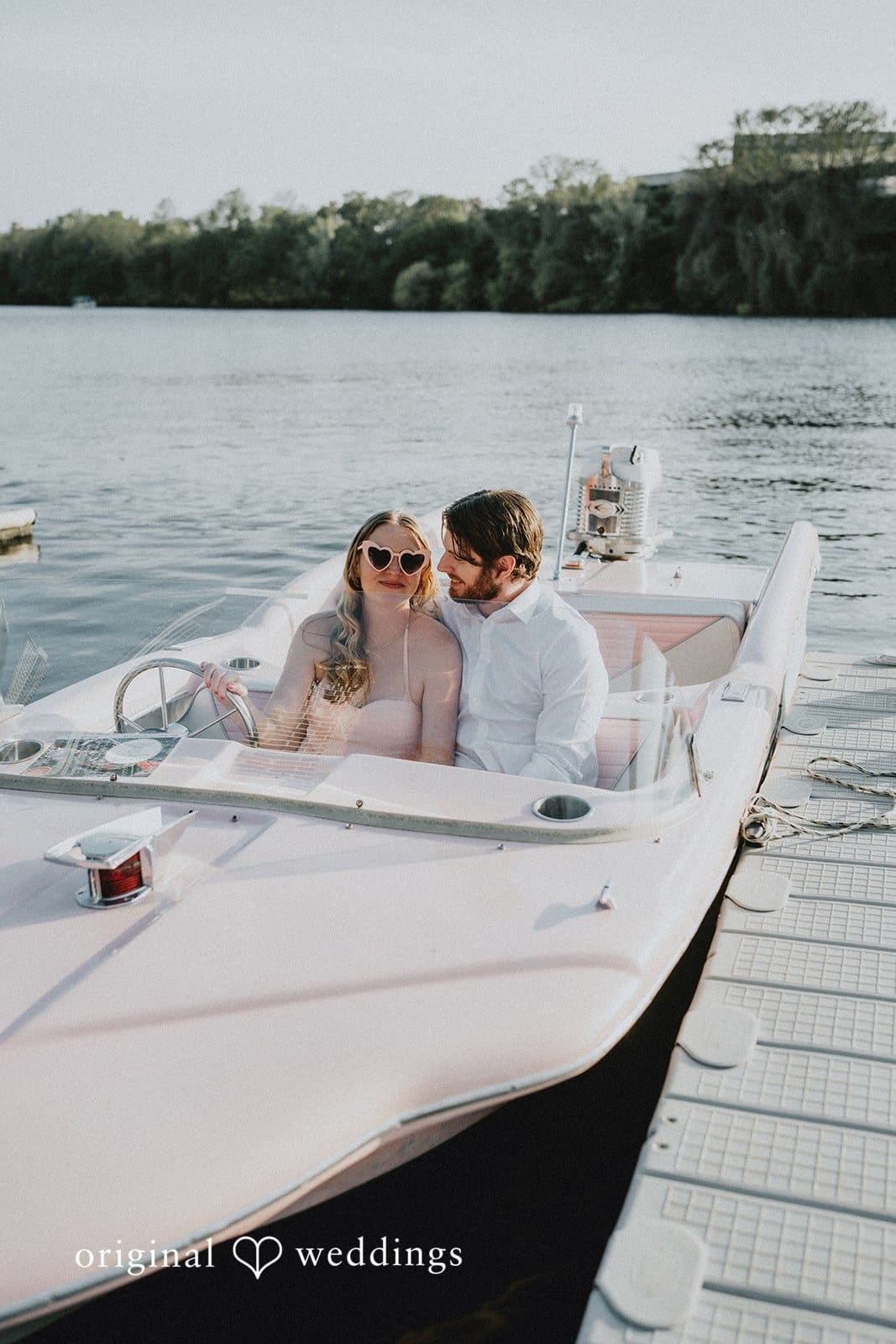 Retro Boats ATX Engagement // Beth & Jared -