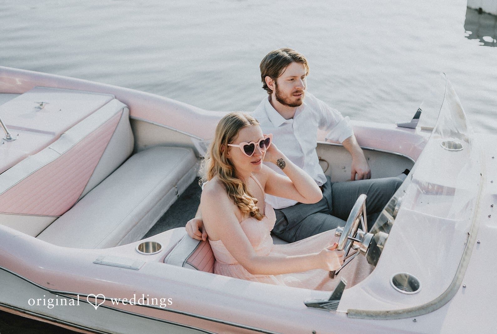 Retro Boats ATX Engagement // Beth & Jared -