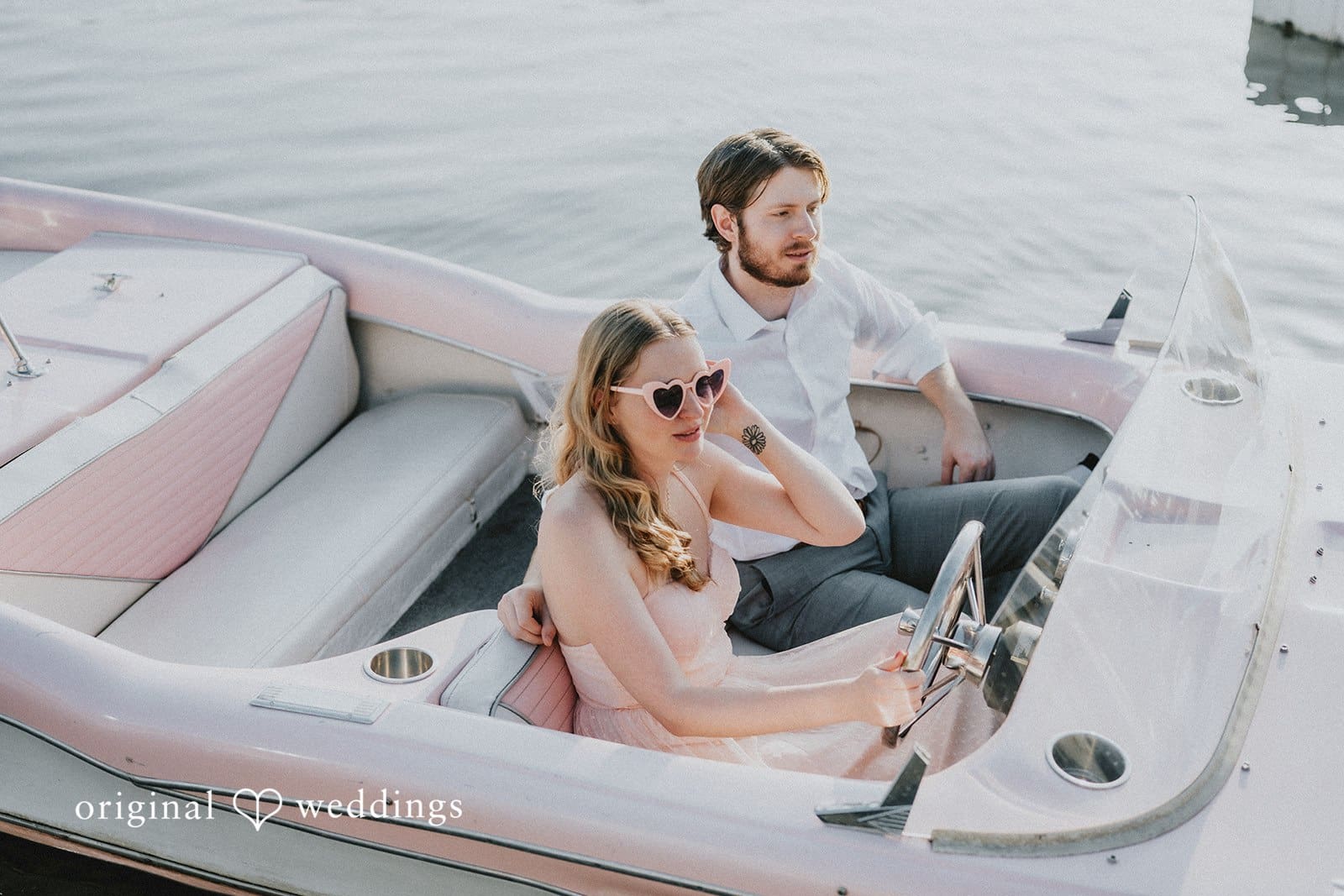Retro Boats ATX Engagement // Beth & Jared -