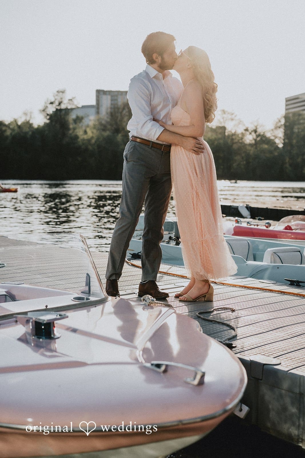 Retro Boats ATX Engagement // Beth & Jared -