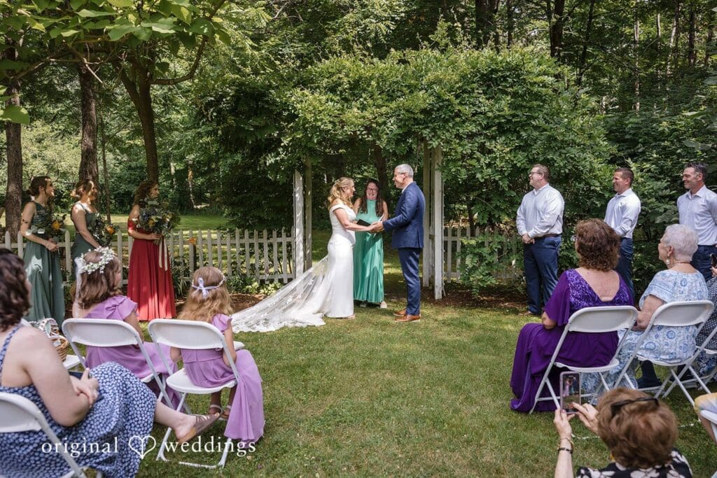 Rhode Island Backyard Wedding // Destiny & Scott -