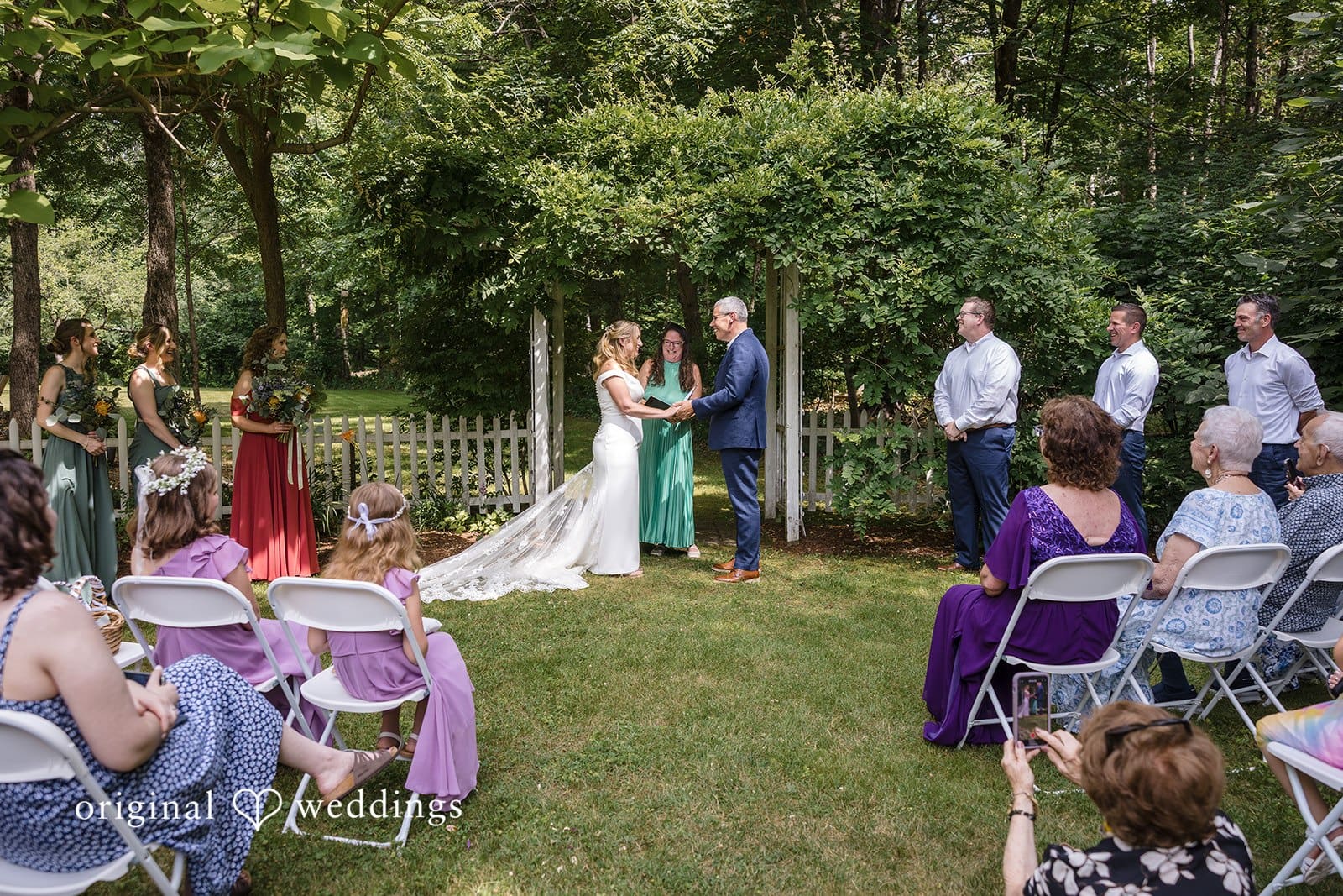 Rhode Island Backyard Wedding // Destiny & Scott -