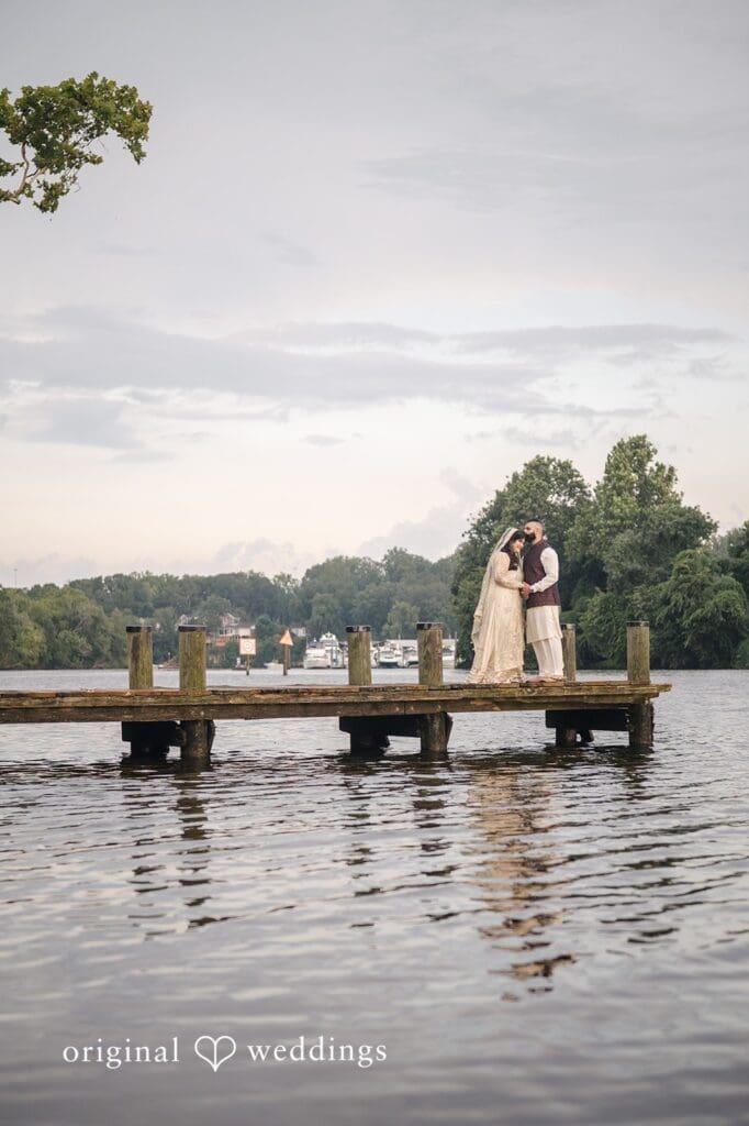 Natural Washington DC wedding photography and videography at River View at Occoquan by Original Weddings, featuring Anika and Saad’s outdoor celebration.