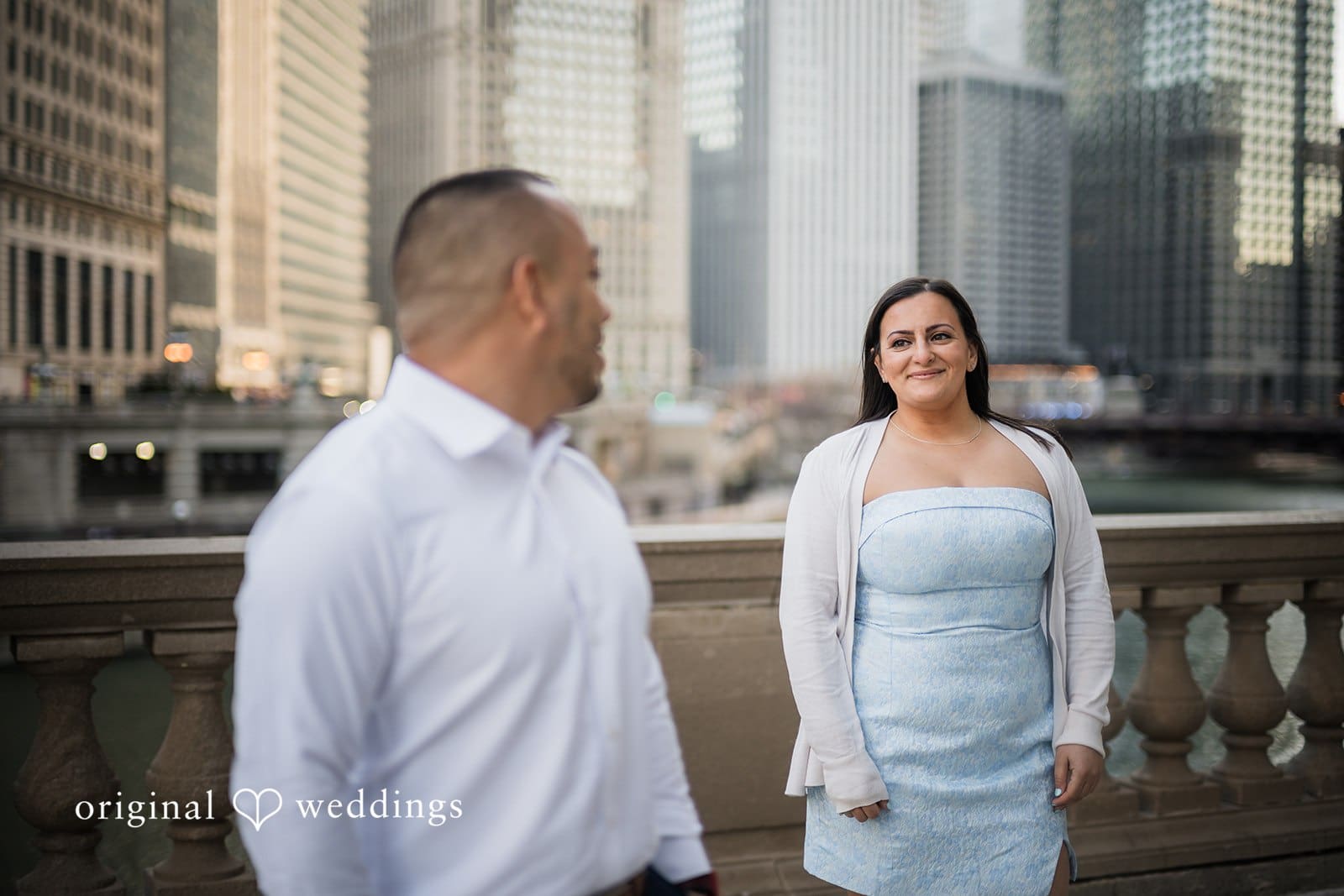 Chicago Riverwalk Engagement // Marina & Leonardo -