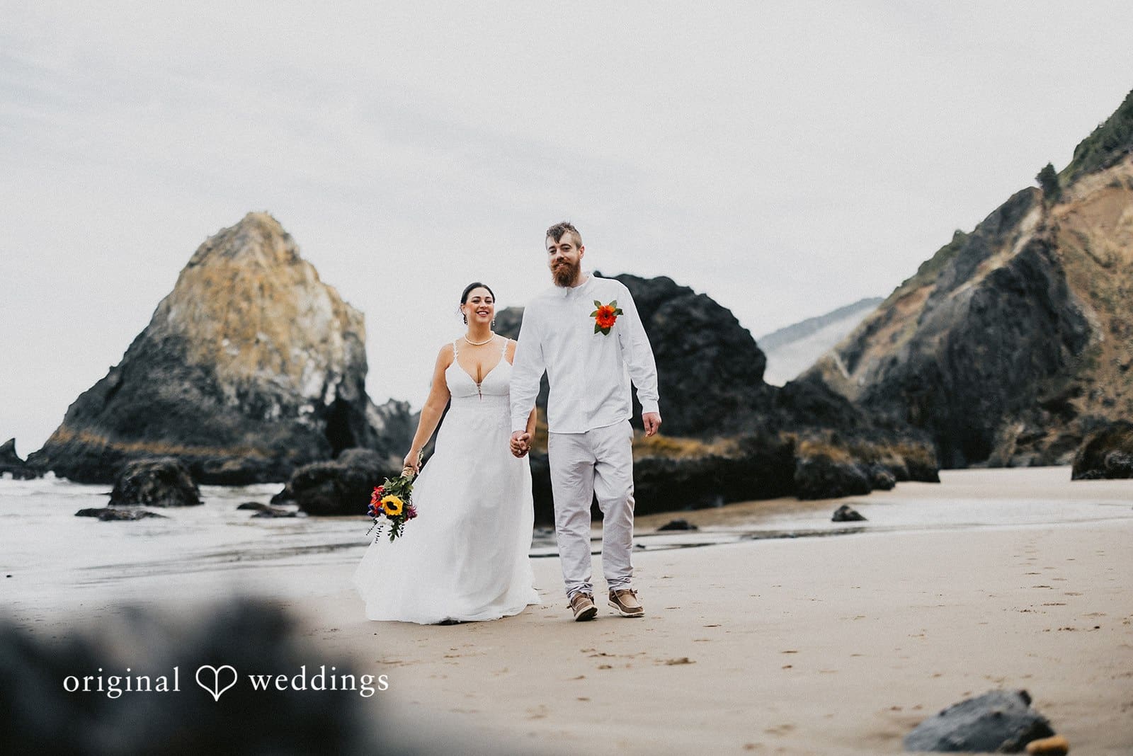Roads End Beach Wedding // Kassi & Nolan -