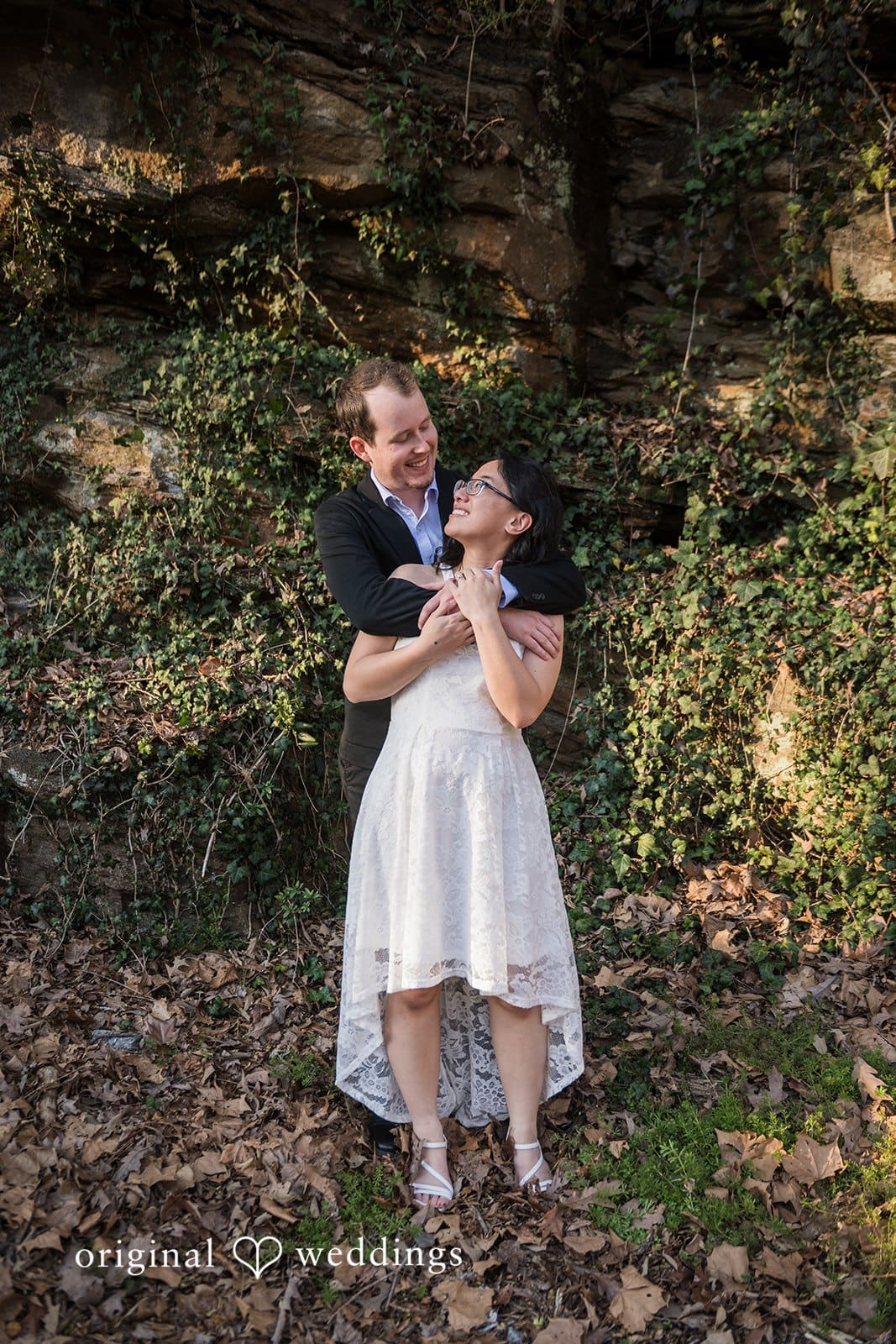 Roswell Mill Waterfall Engagement // Nghi & Christopher -