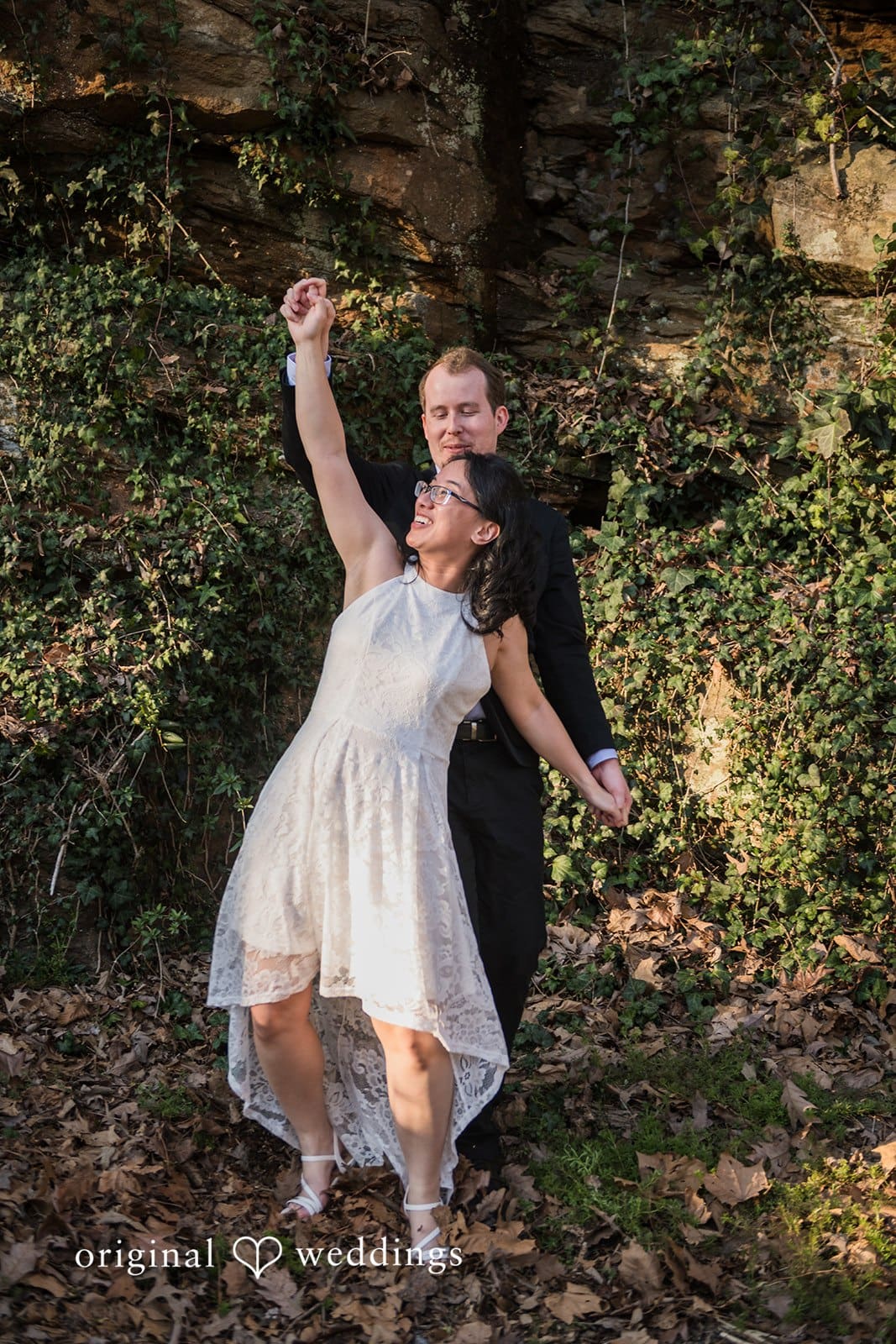 Roswell Mill Waterfall Engagement // Nghi & Christopher -