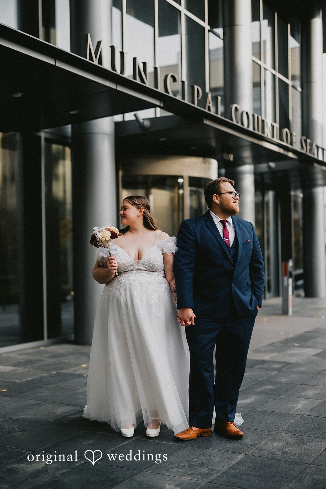 Seattle Municipal Courthouse Wedding // Arjuna & Shaely -