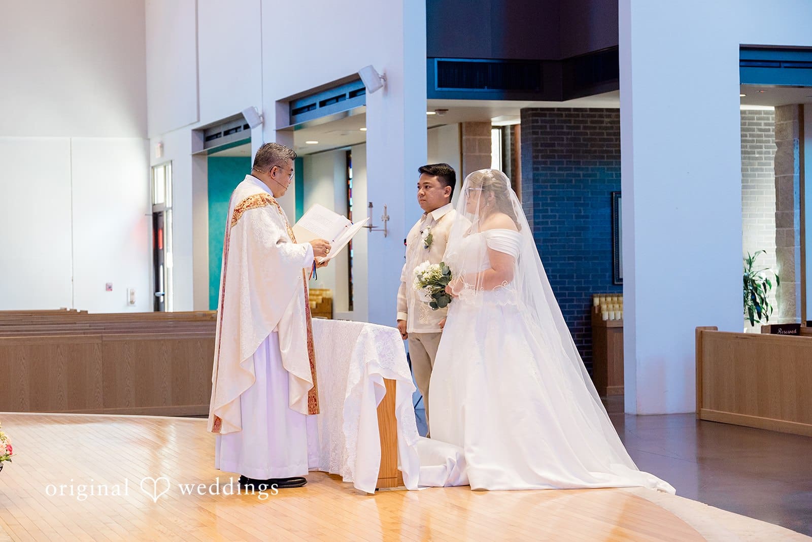 St. Michael the Archangel Church Wedding // Andrea & Kevin -