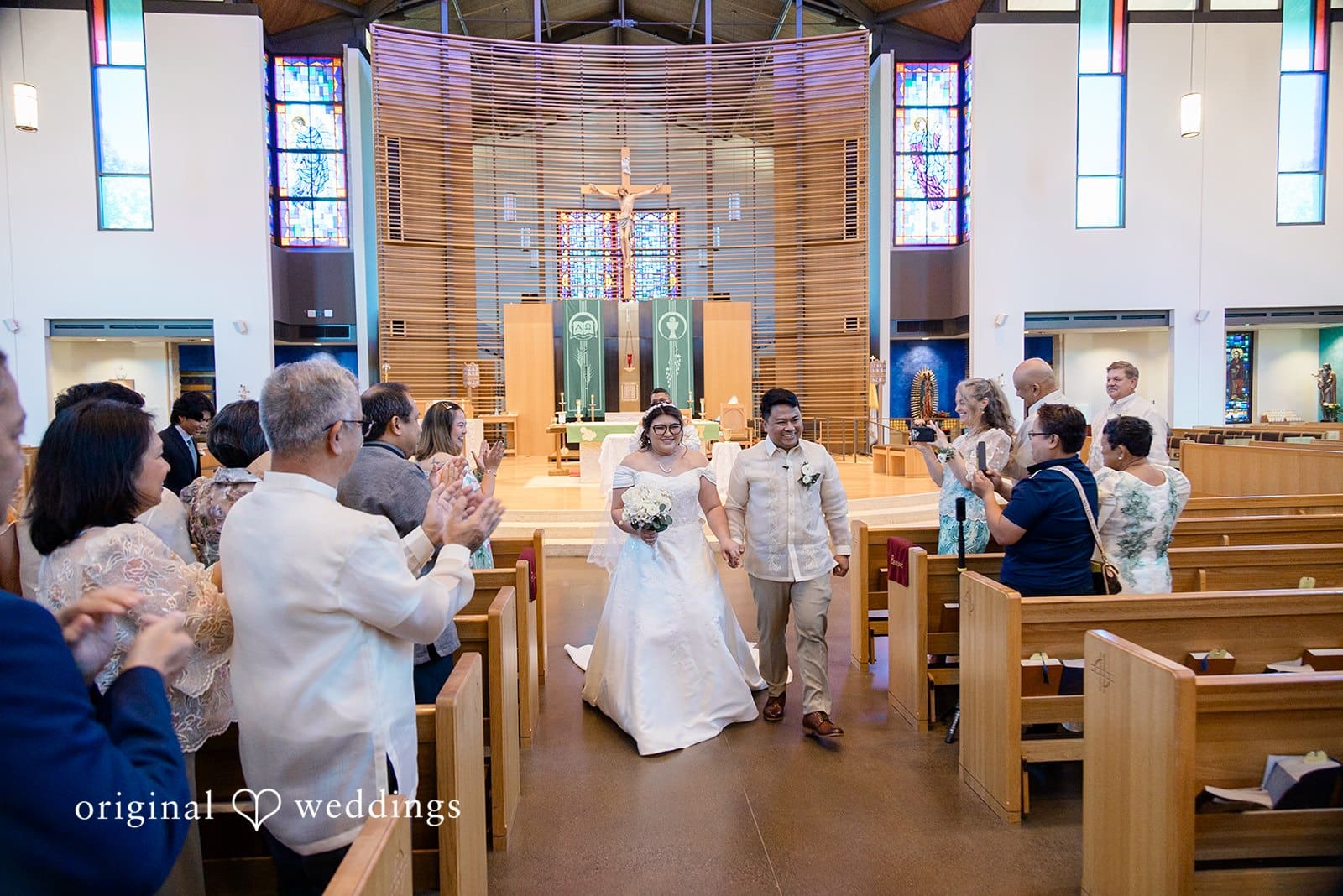 St. Michael the Archangel Church Wedding // Andrea & Kevin -