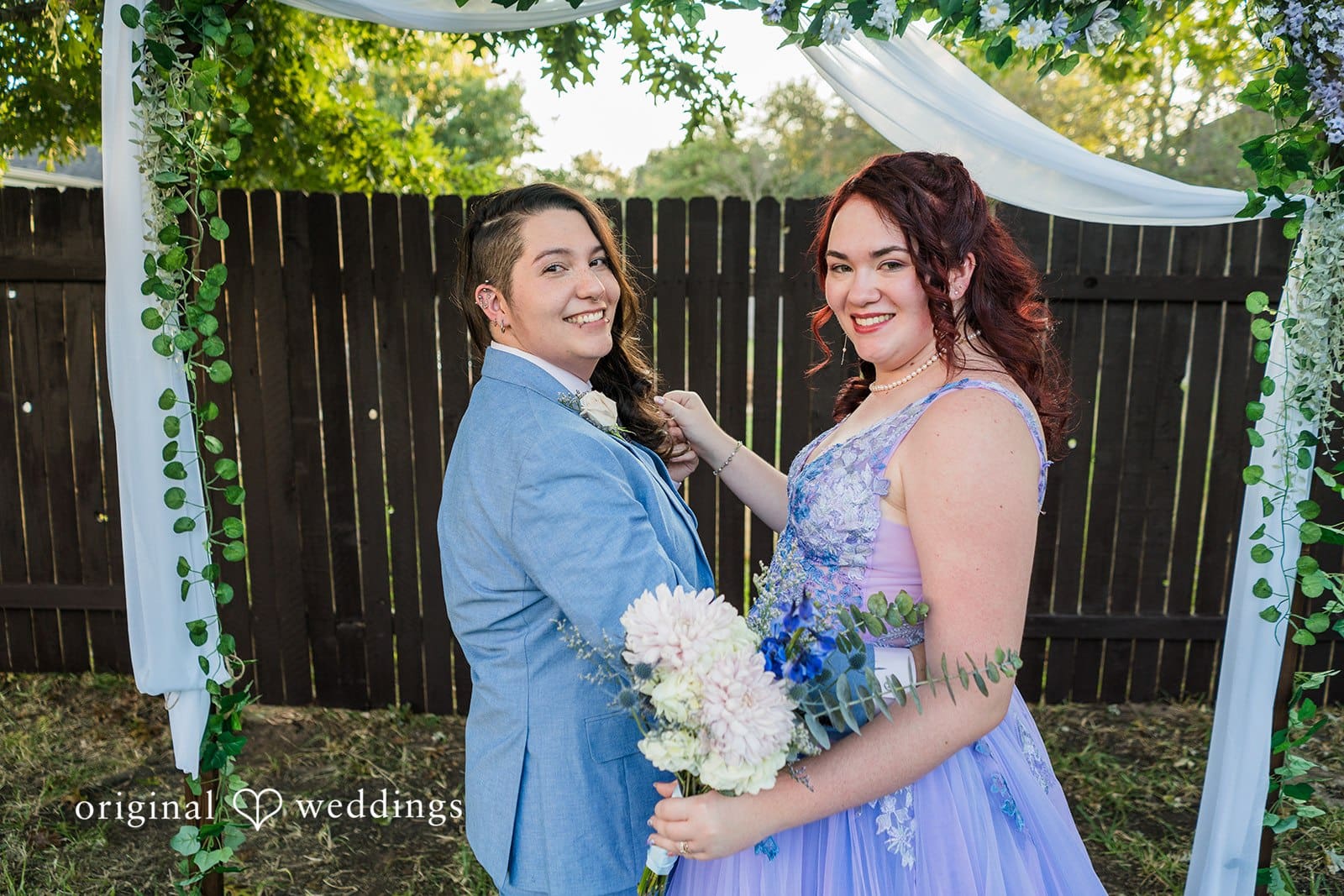 Texas Backyard Wedding // Faith & Mia -
