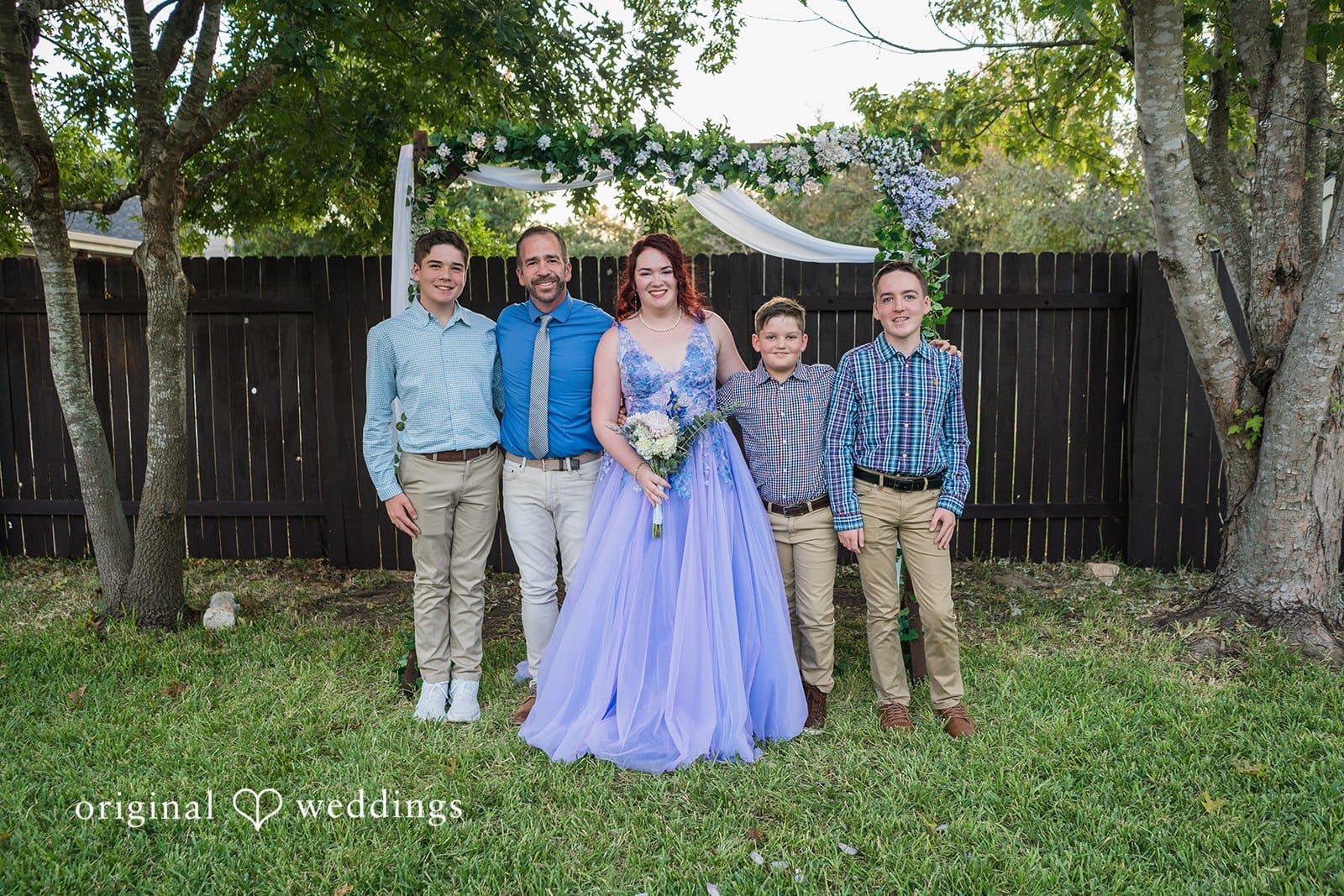 Texas Backyard Wedding // Faith & Mia -
