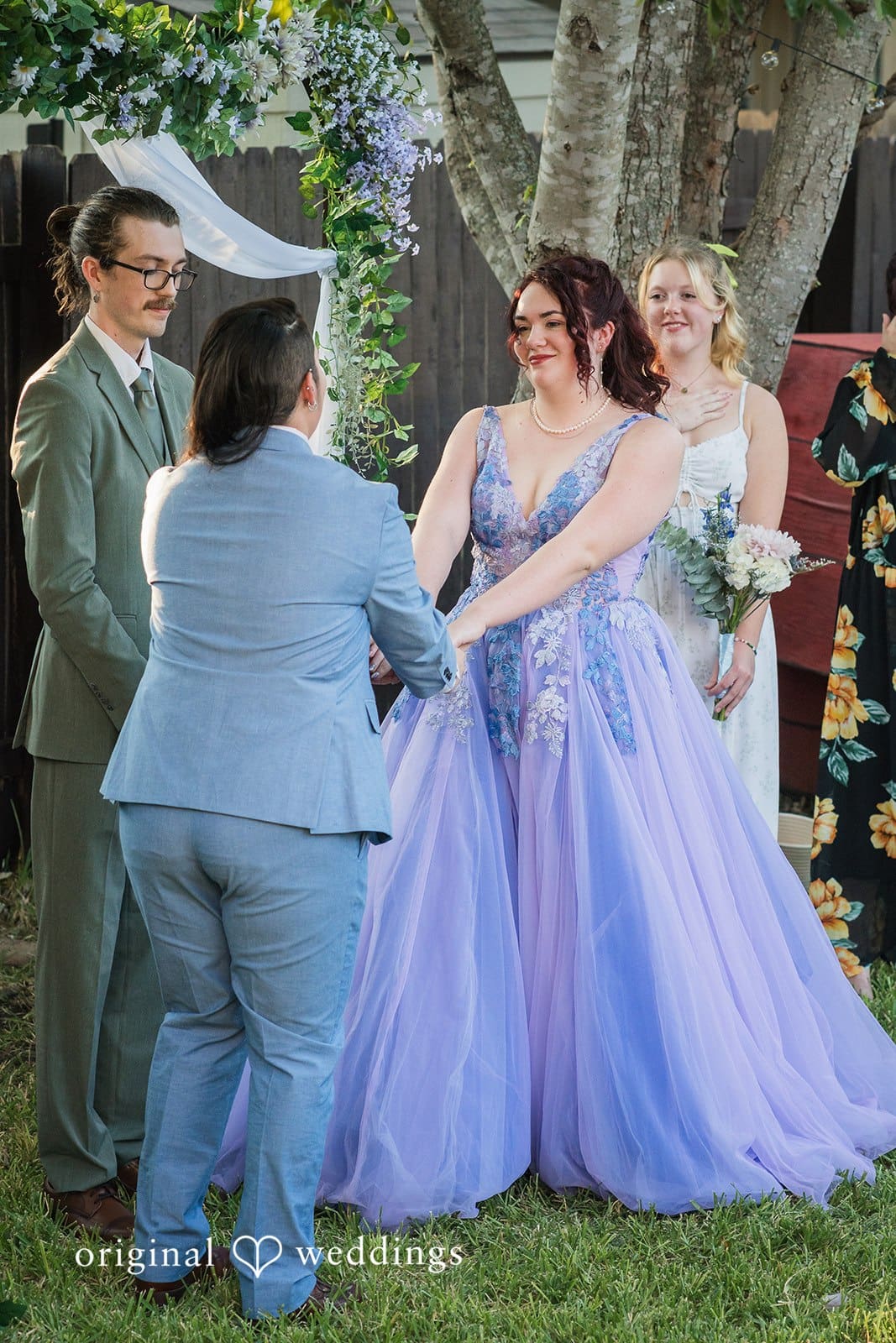 Texas Backyard Wedding // Faith & Mia -