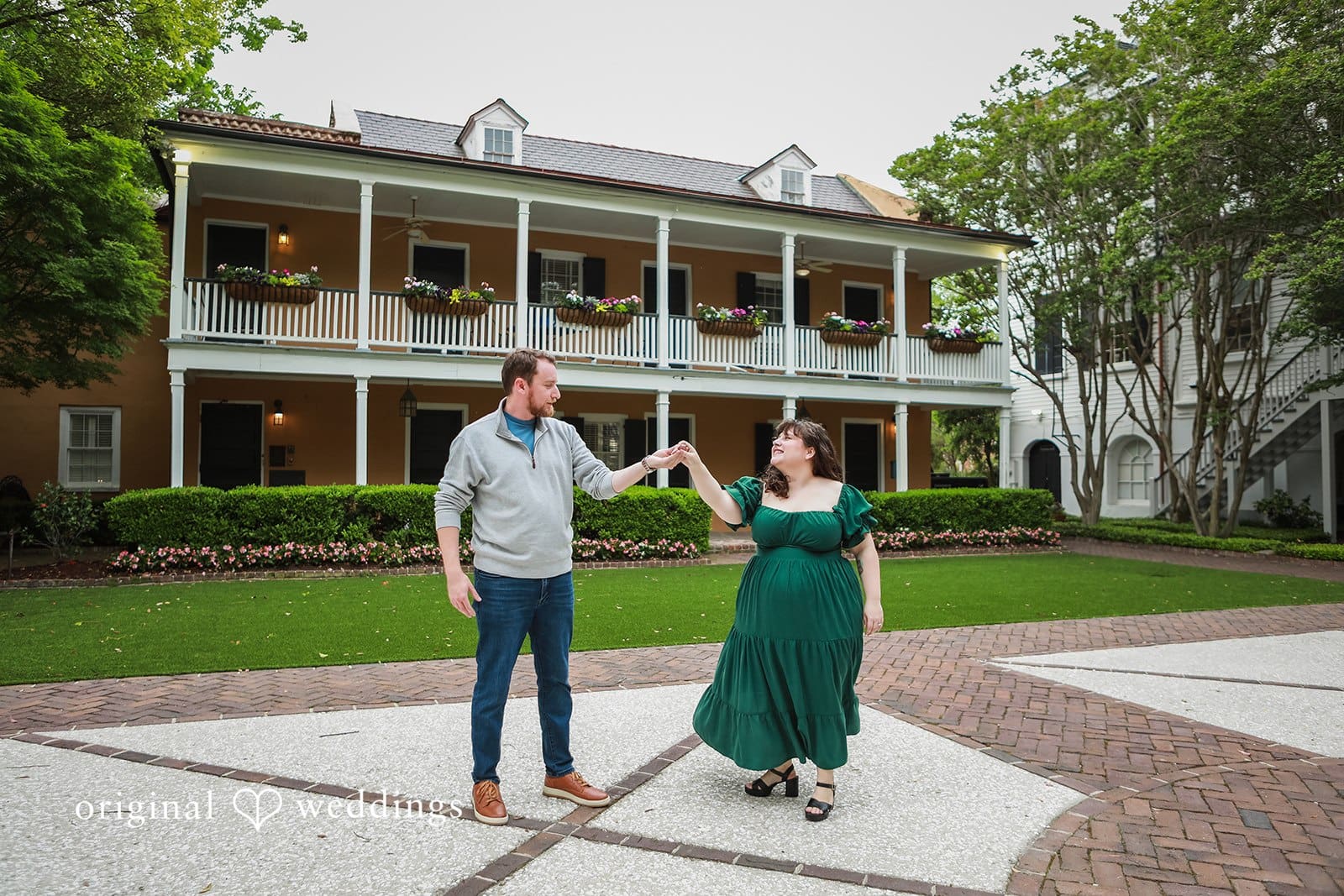 The Governor Thomas Bennet House Engagement // Bethany & Kirby -