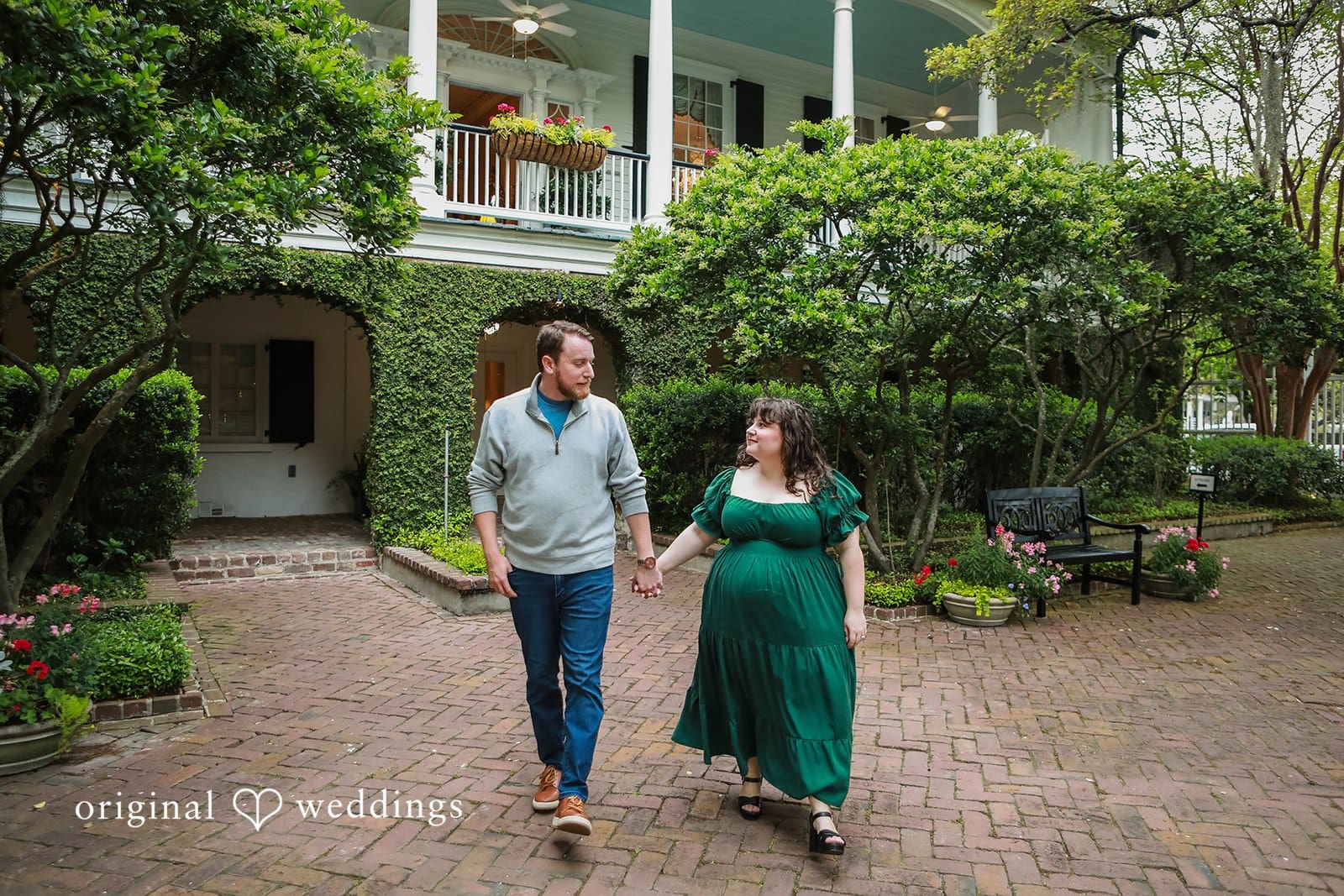 The Governor Thomas Bennet House Engagement // Bethany & Kirby -