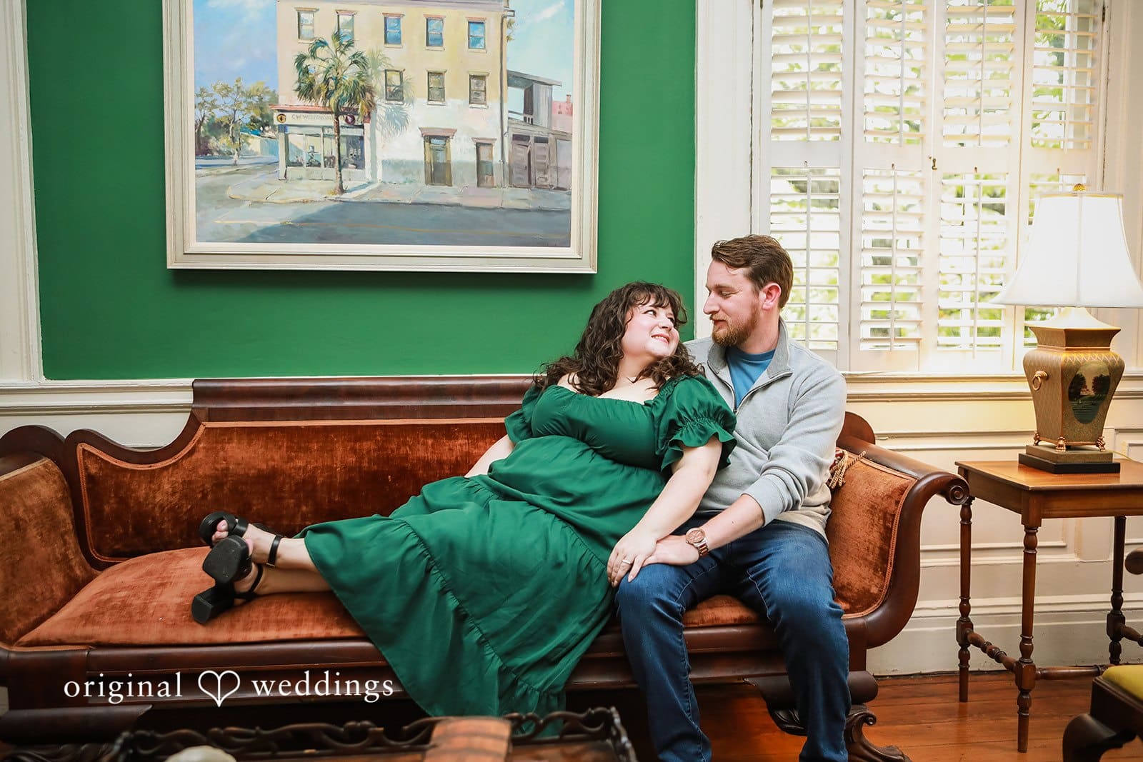 The Governor Thomas Bennet House Engagement // Bethany & Kirby -