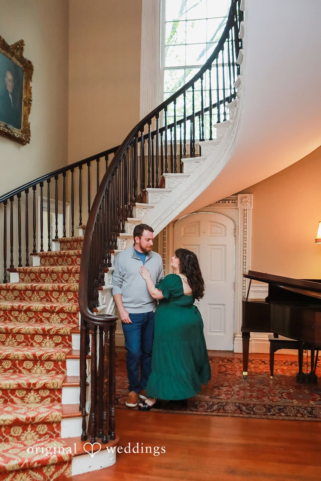 The Governor Thomas Bennet House Engagement // Bethany & Kirby -