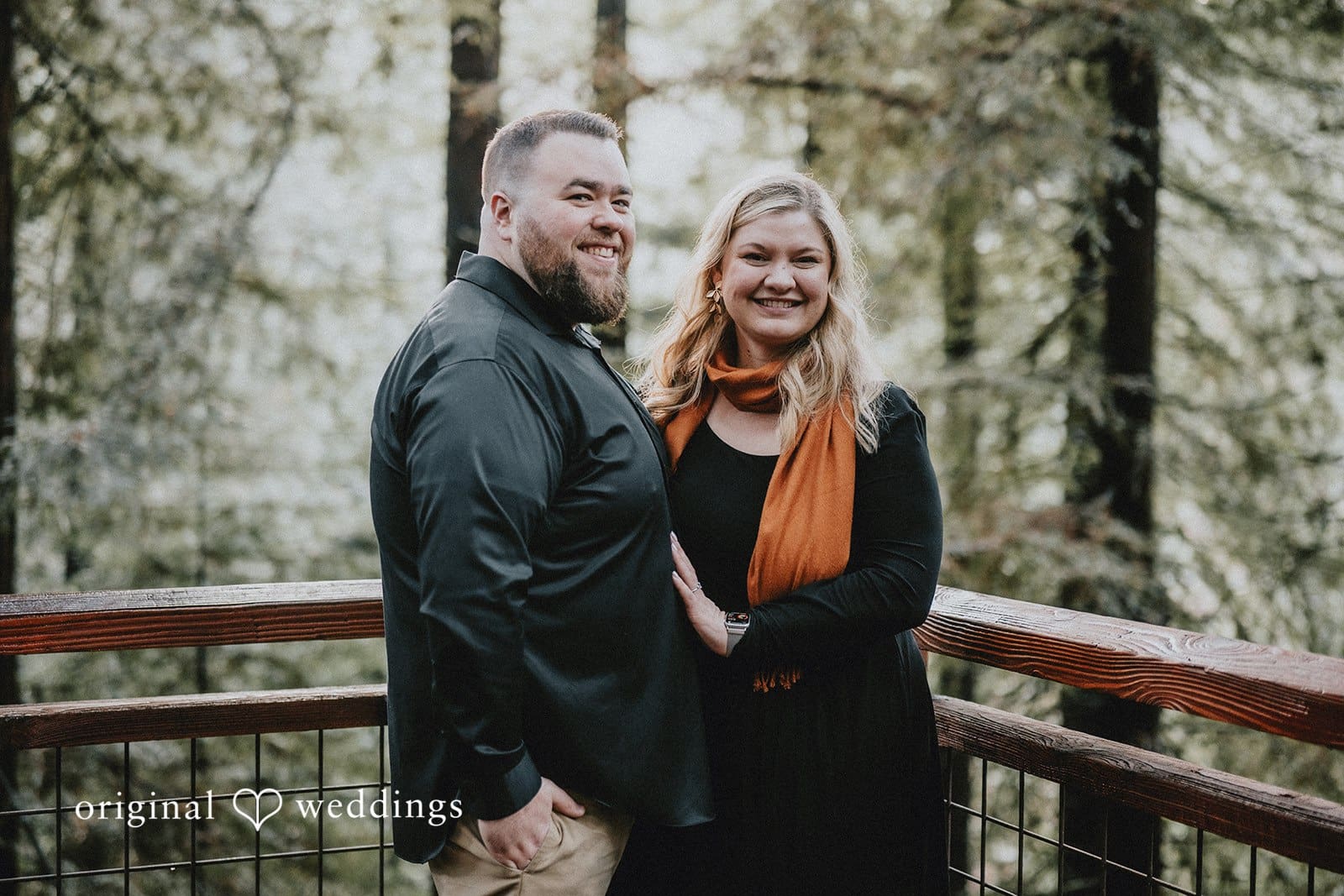 Redwood Observation Deck Engagement // Lauren & Douglas -