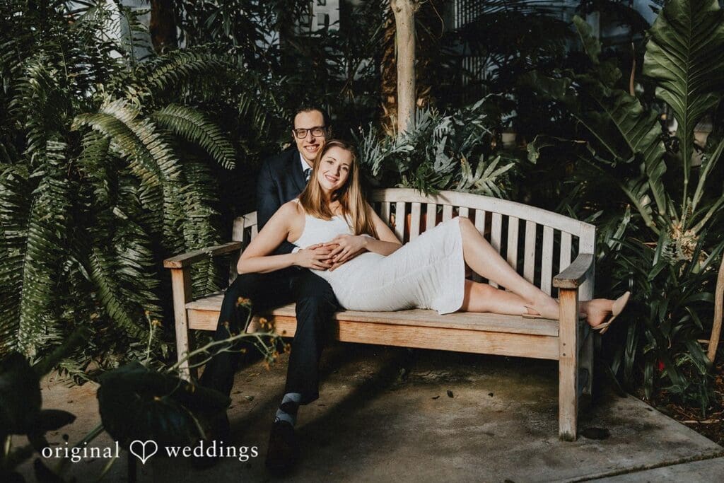Chelsea + Karl The Roger Williams Botanical Garden Engagement // Chelsea & Karl -