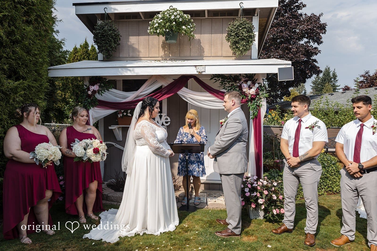 Washington Backyard Wedding // Danica & Braden -