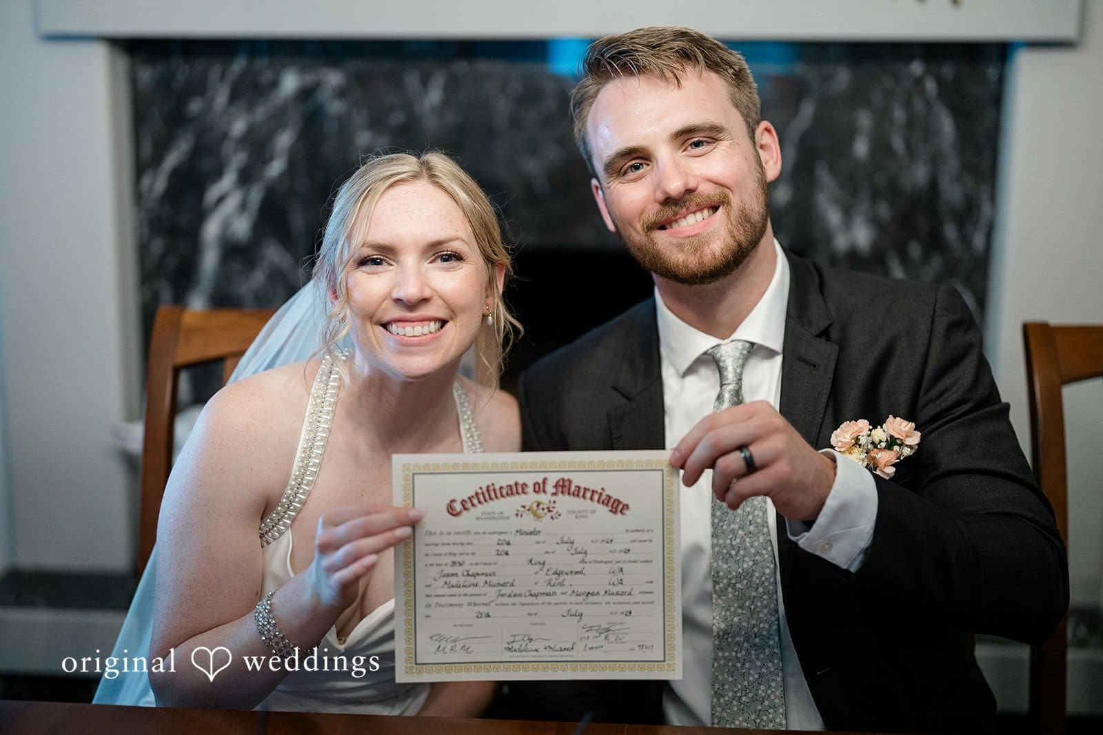 Washington Backyard Wedding // Madeleine & Jason -