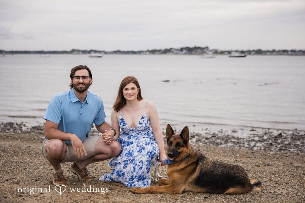 Wessagussett Beach Engagement // Michael & Natalie -
