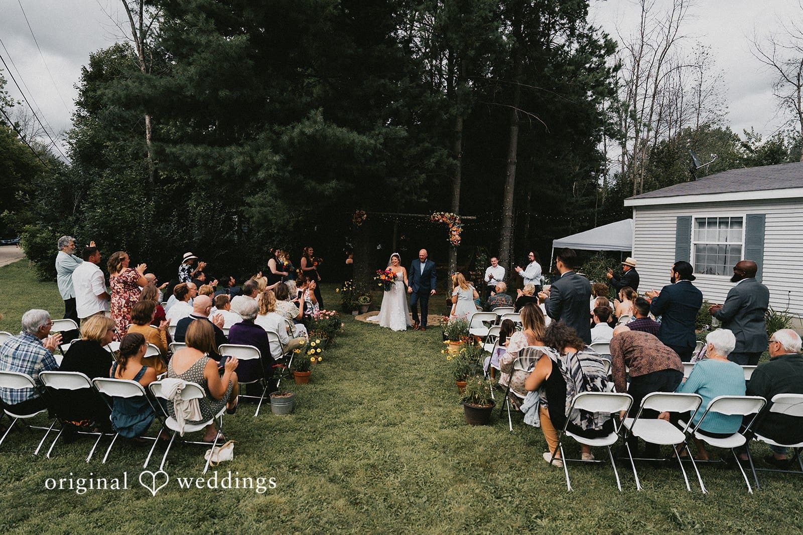 Wisconsin Backyard Wedding // Dalina & Alex -