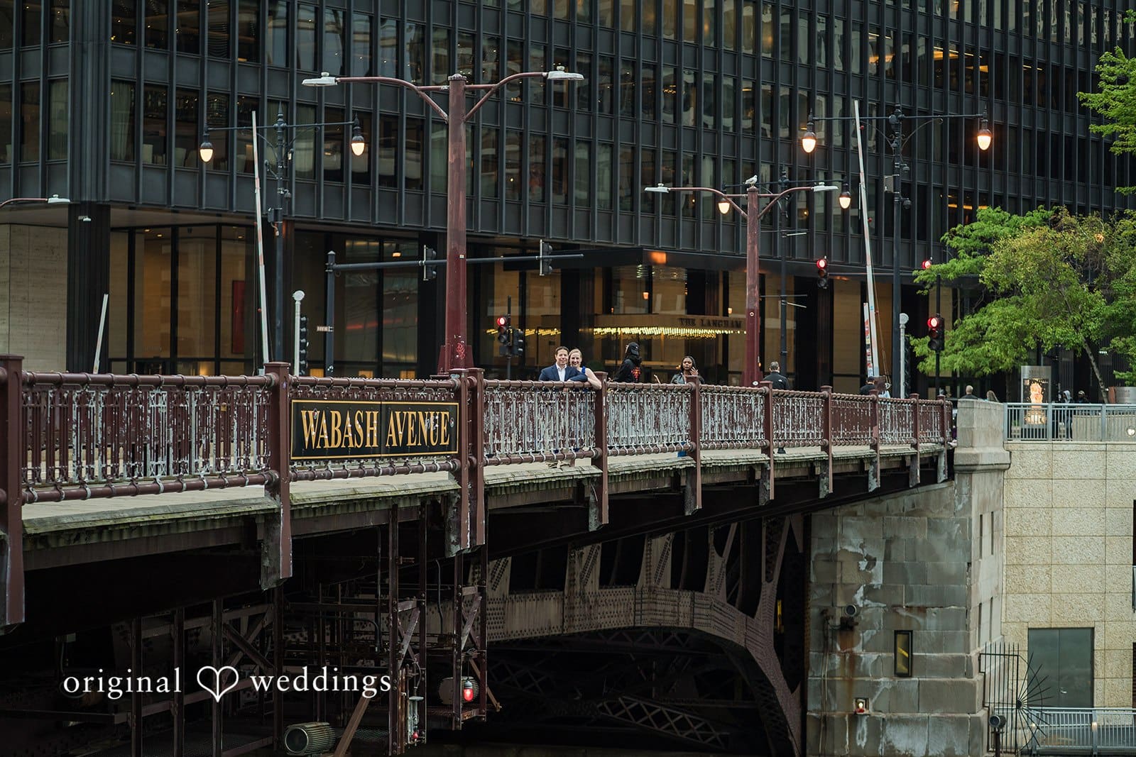 Wrigley Building Engagement // Raymond & Katherine -